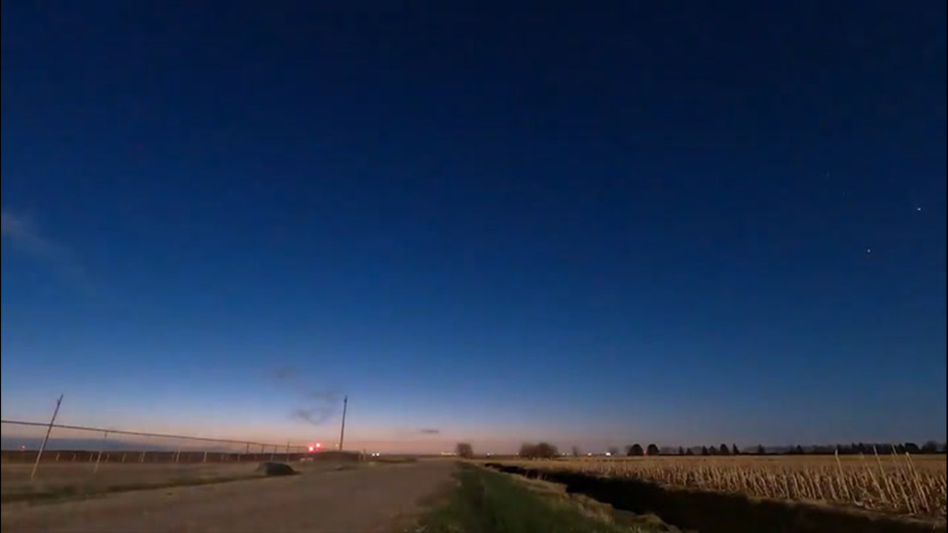 On April 8, as the sun rose over Goodland, Kansas, the dark indigo sky turned into a vibrant mix of blue and orange.