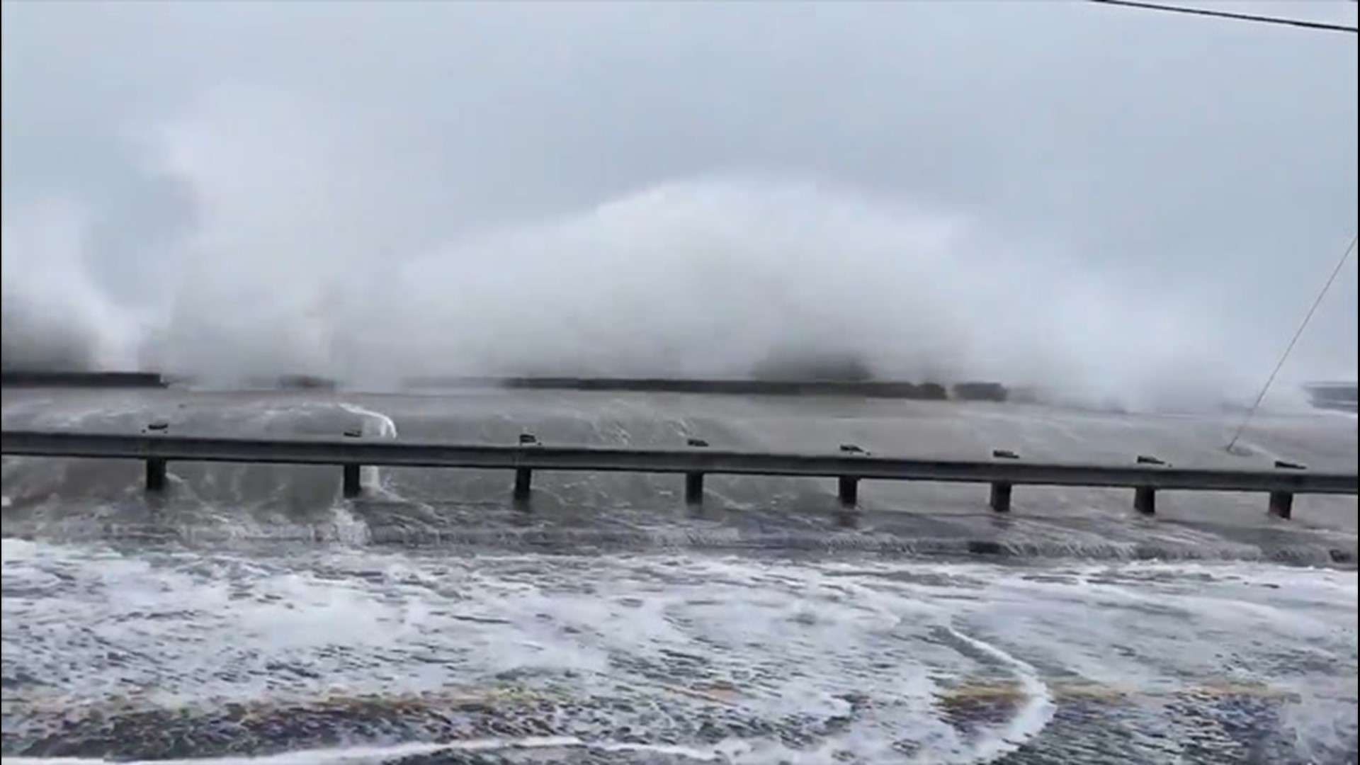 Water is the most dangerous part of a tropical cyclone. The storm surge comes to mind when describing how dangerous water can be during these storms.