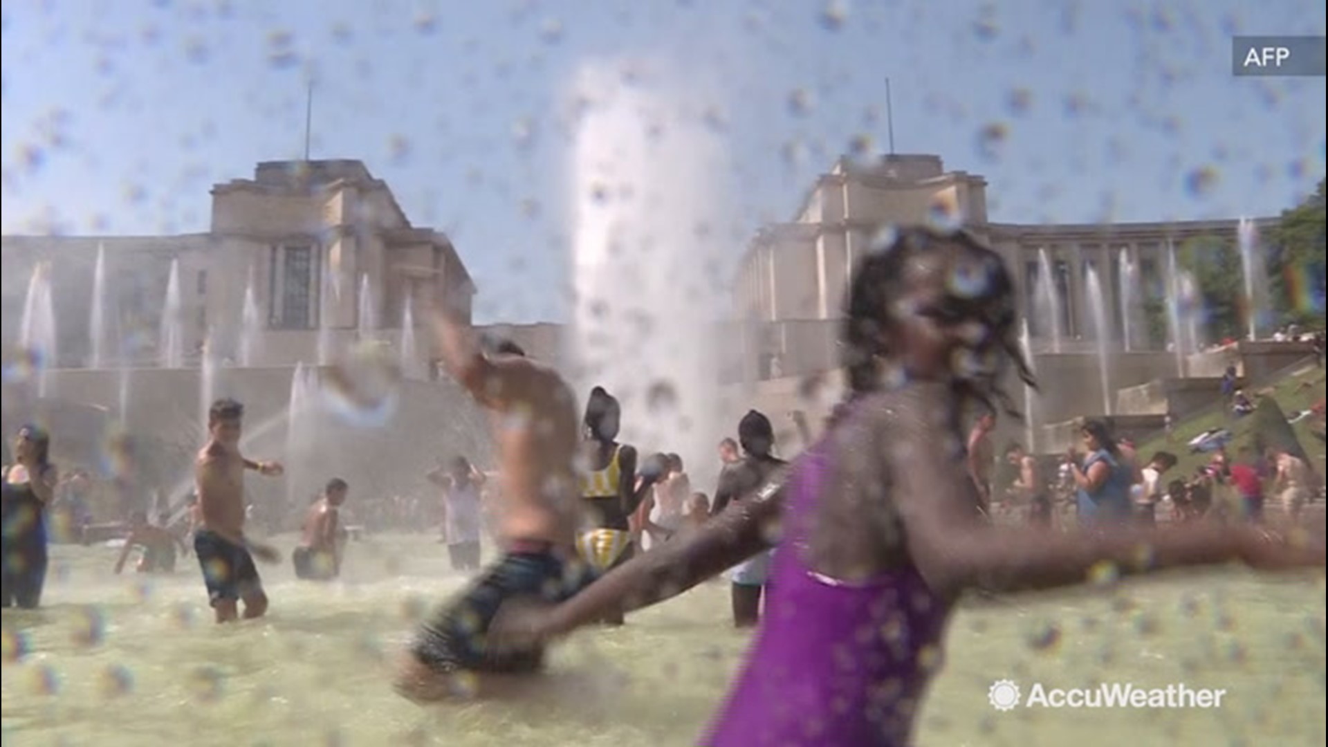 People across Europe fled to the water or the parks to cope with a widespread heat wave on July 24 and July 25. All-time record high temperatures were smashed across Europe.