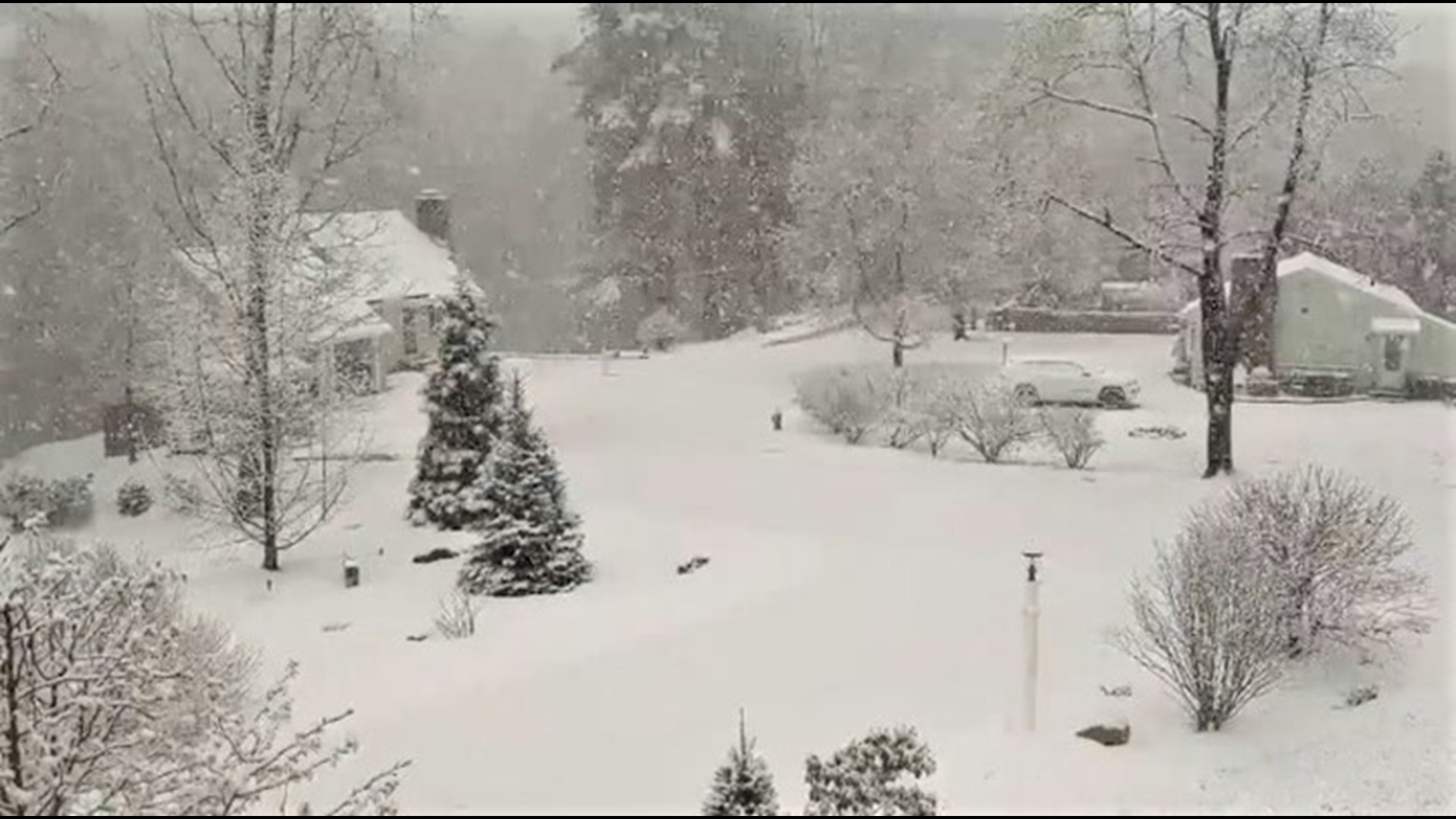 Residents across New England, including Connecticut, Massachusetts and New Hampshire, awoke to a spring winter wonderland on April 16.