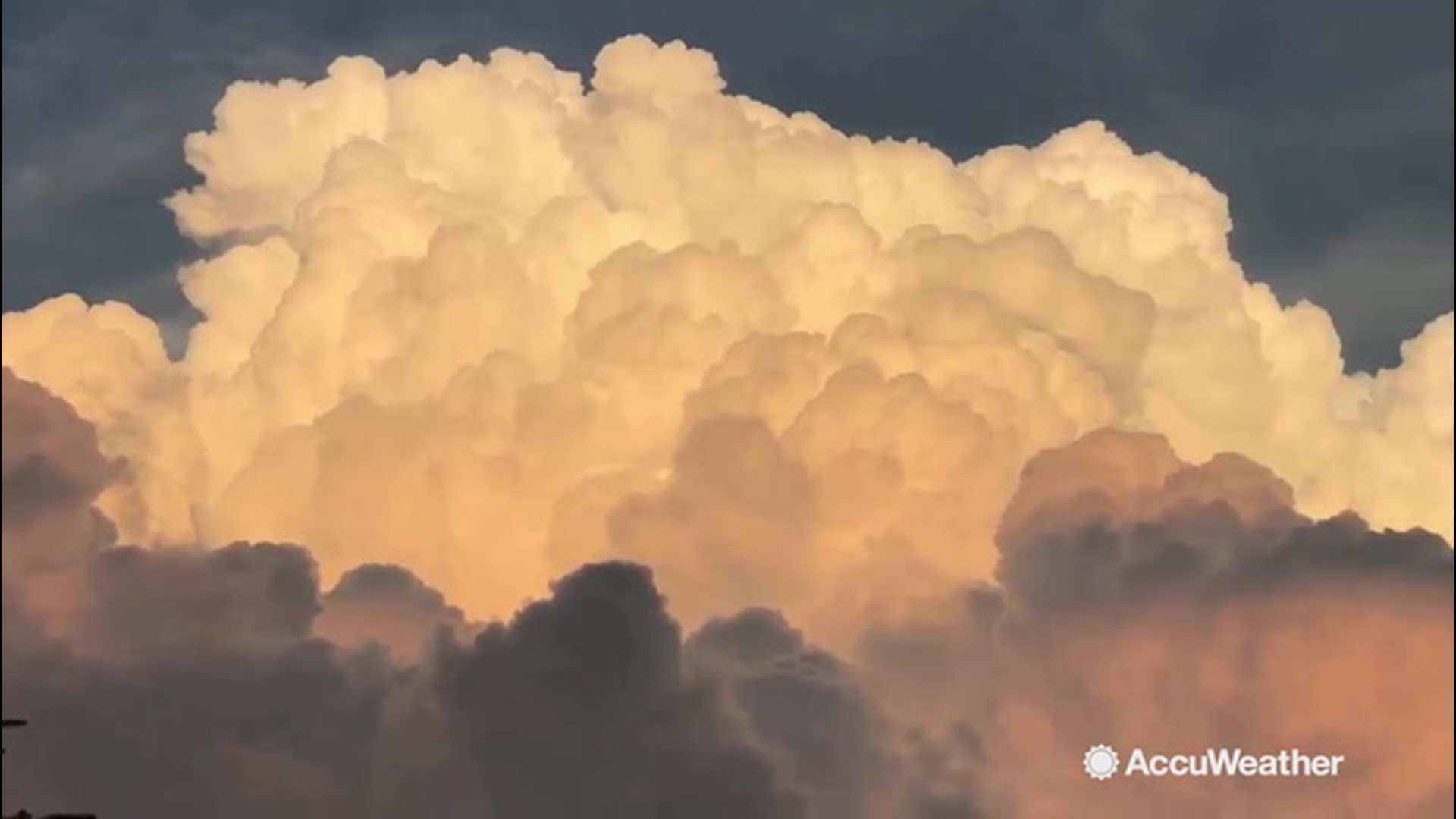 AccuWeather Meteorologist Reed Timmer caught these stunning cumulonimbus clouds in Denver, Colorado, on July 21.