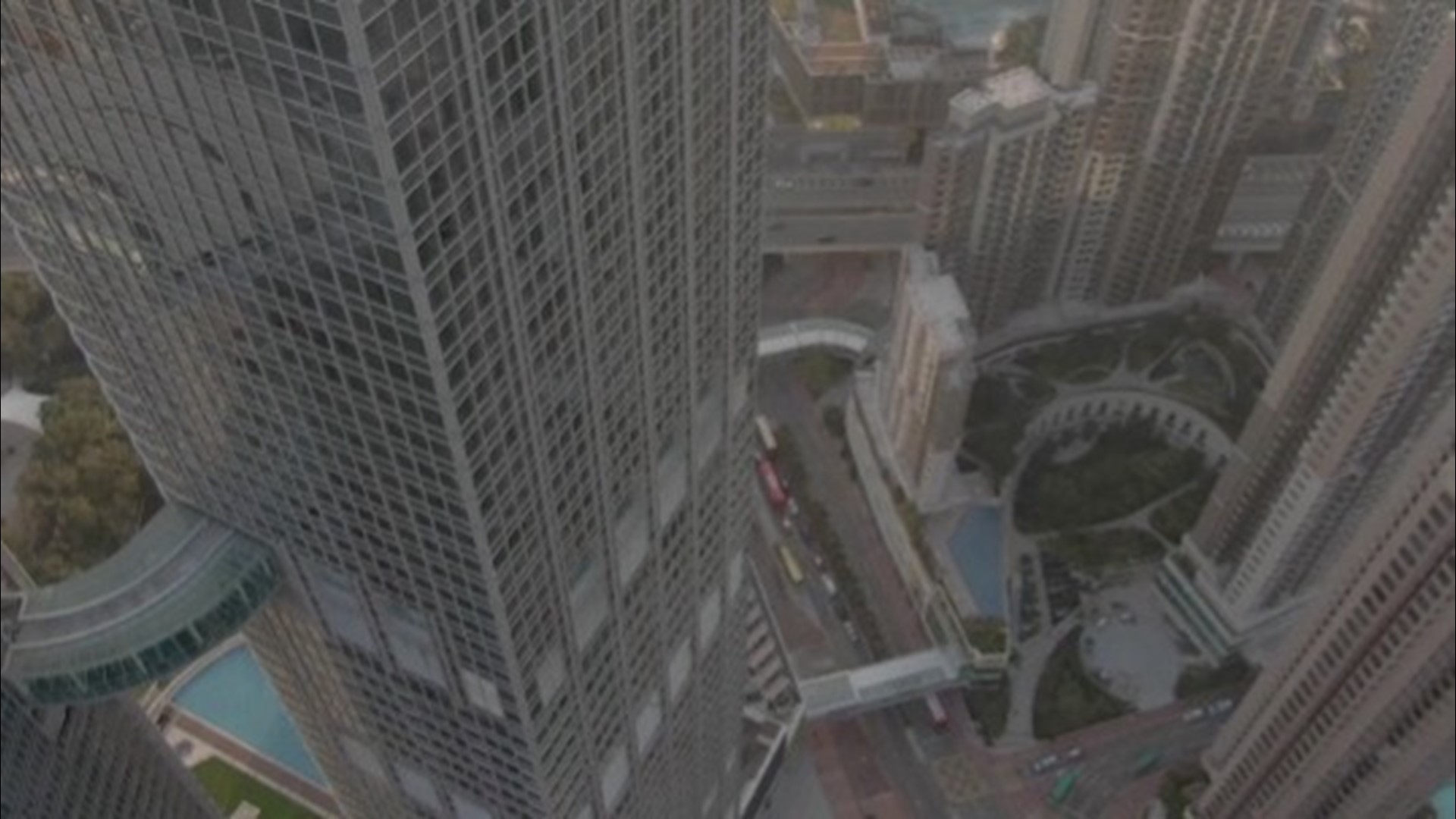 No, this isn't drone footage from the latest Mission Impossible film but it shows a paraplegic climber attempting to scale a skyscraper in Hong Kong. Buzz60's Mercer Morrison has the story.