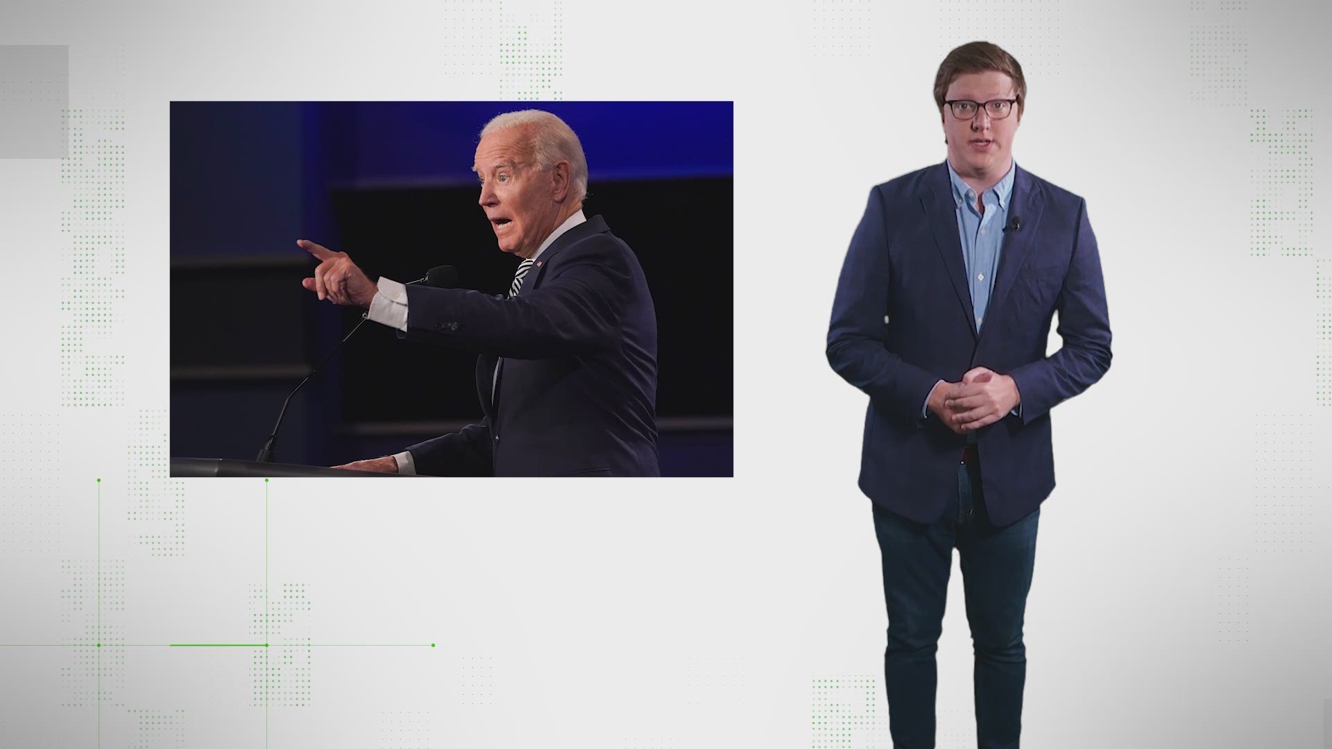 The VERIFY team breaks down one of the exchanges between Trump and Biden during the first presidential debate.
