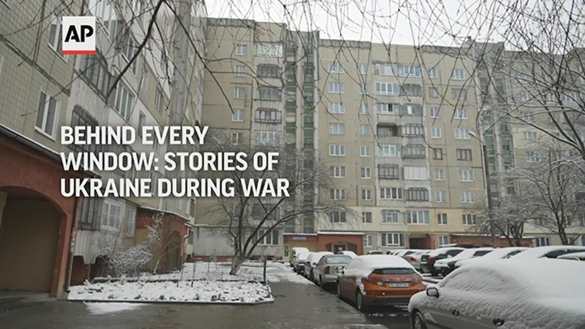 Within the walls of Soviet-era apartment blocks in Lviv, Ukraine, the residents have many stories to tell of the war with invading Russian forces.
