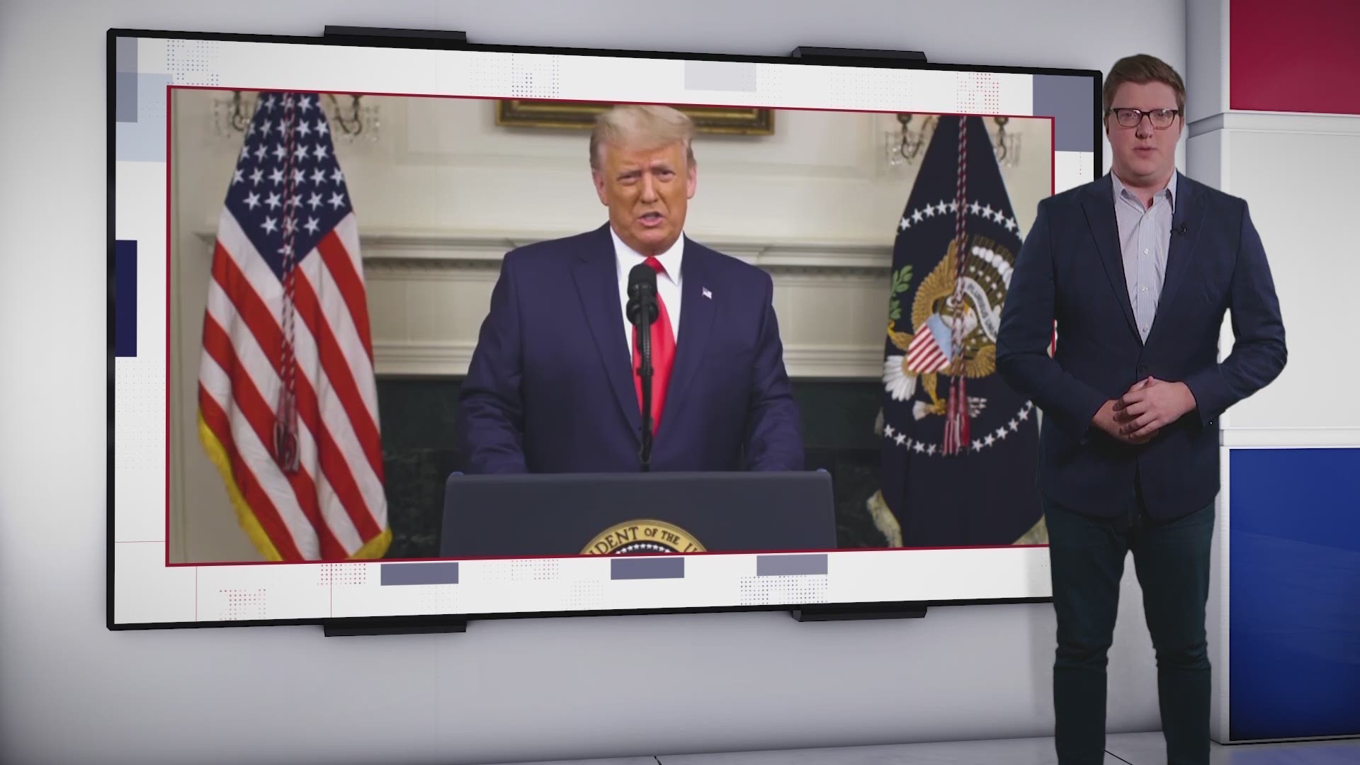 President Donald Trump made several claims about the 2020 election during a video he posted to social media Wednesday.
