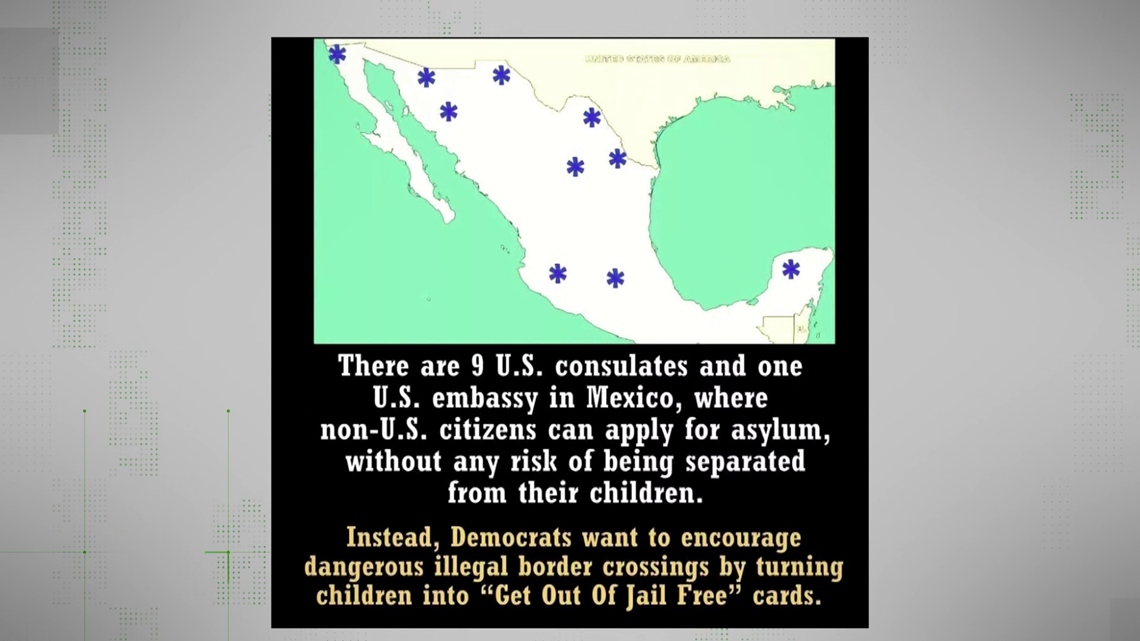 Map Of Us Embassies In Mexico VERIFY: No, migrants can't apply for asylum at US embassies or 