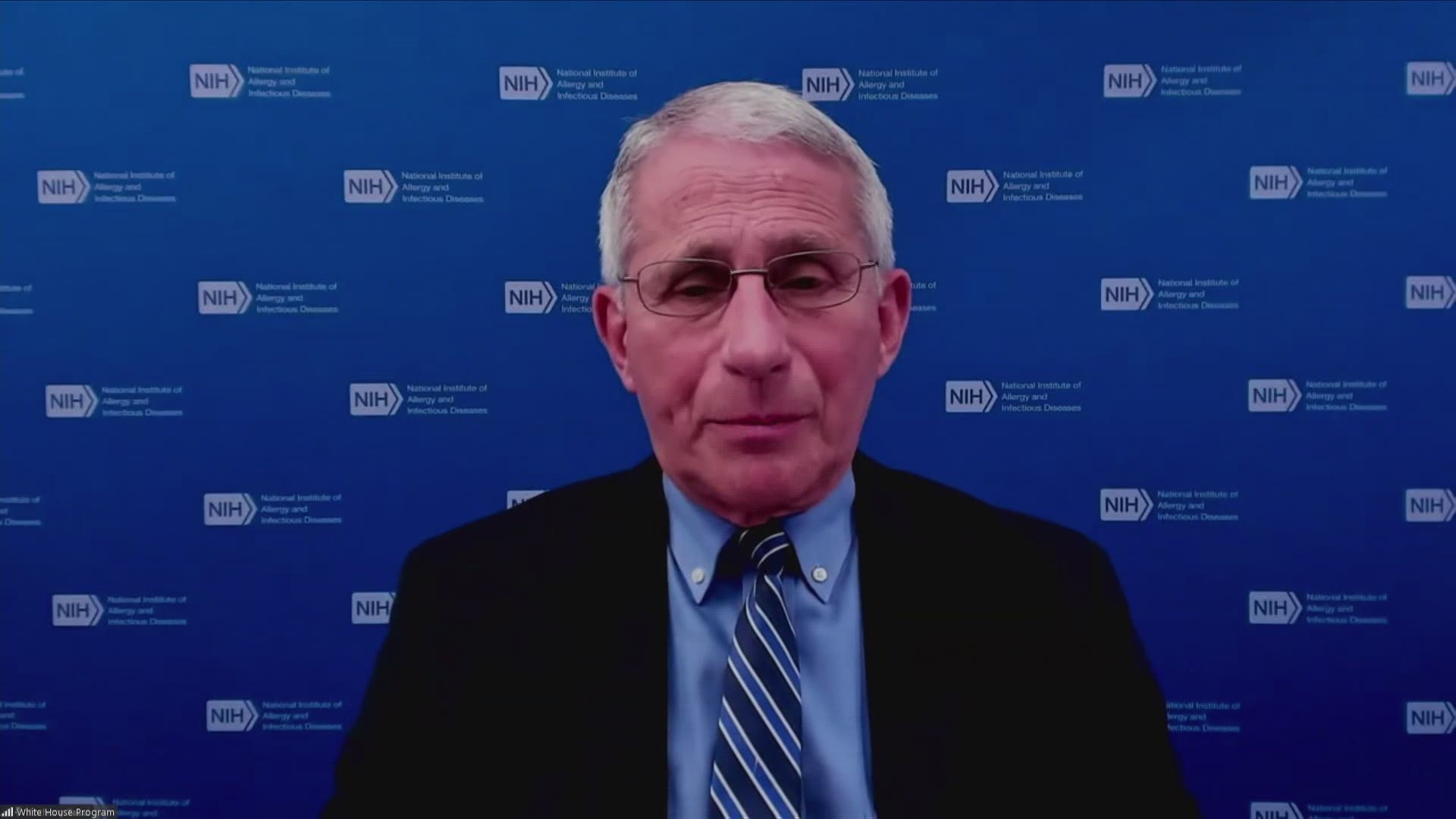 Dr. Anthony Fauci updated the public on the United States' efforts to slow the spread of COVID-19 and push out vaccines.