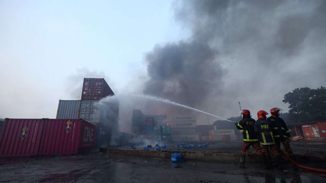 Bangladesh cargo depot fire: 49 killed, 100 injured - Vimarsana News