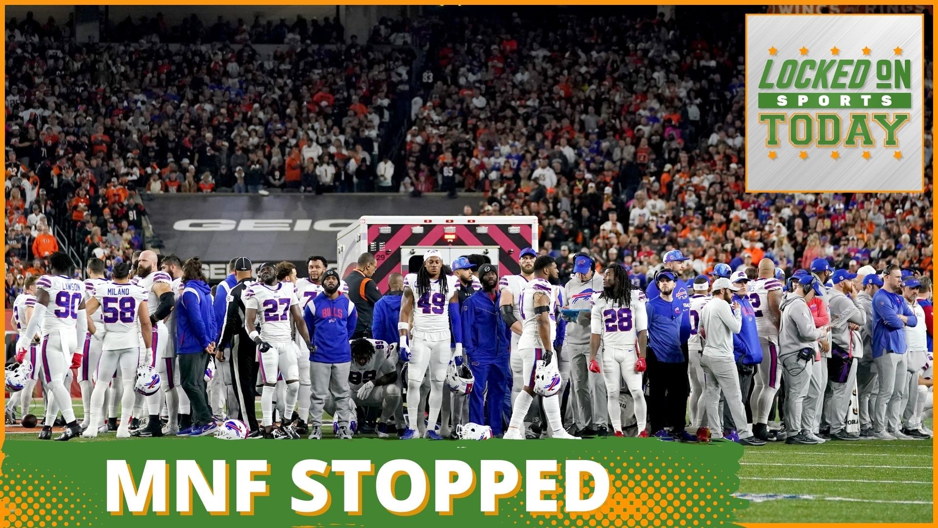 Bills fans react to Damar Hamlin suffering cardiac arrest during Monday  night game