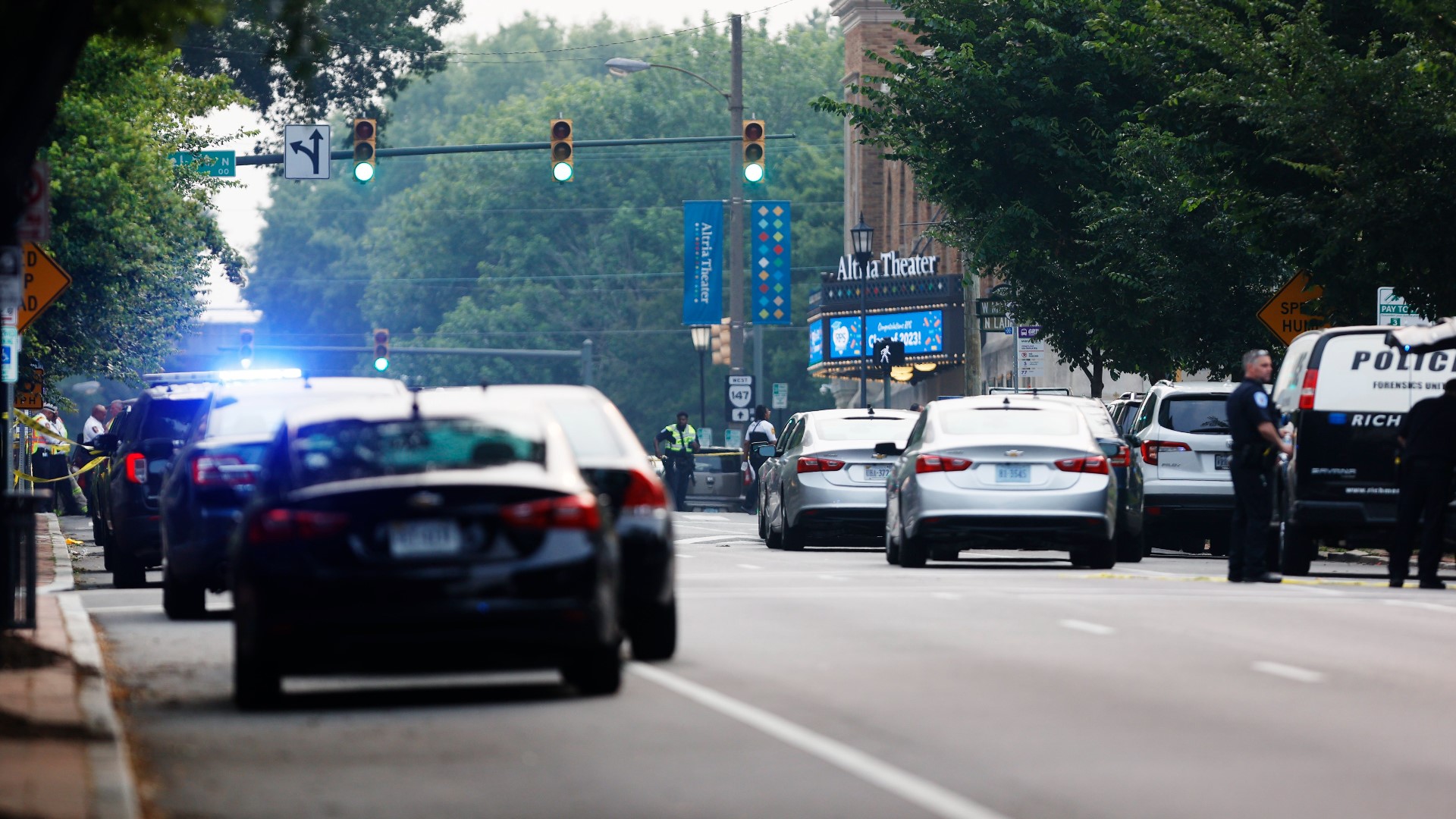Seven people were shot, 2 fatally, in Richmond, Virginia when gunfire rang out Tuesday outside a downtown theater where a high school graduation ceremony just ended.