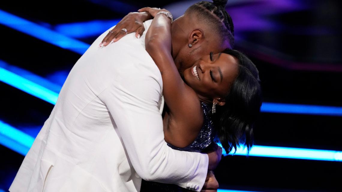 Simone Biles wins two ESPYS, beating out Stephen Curry, Freddie Freeman and Rory McIlroy