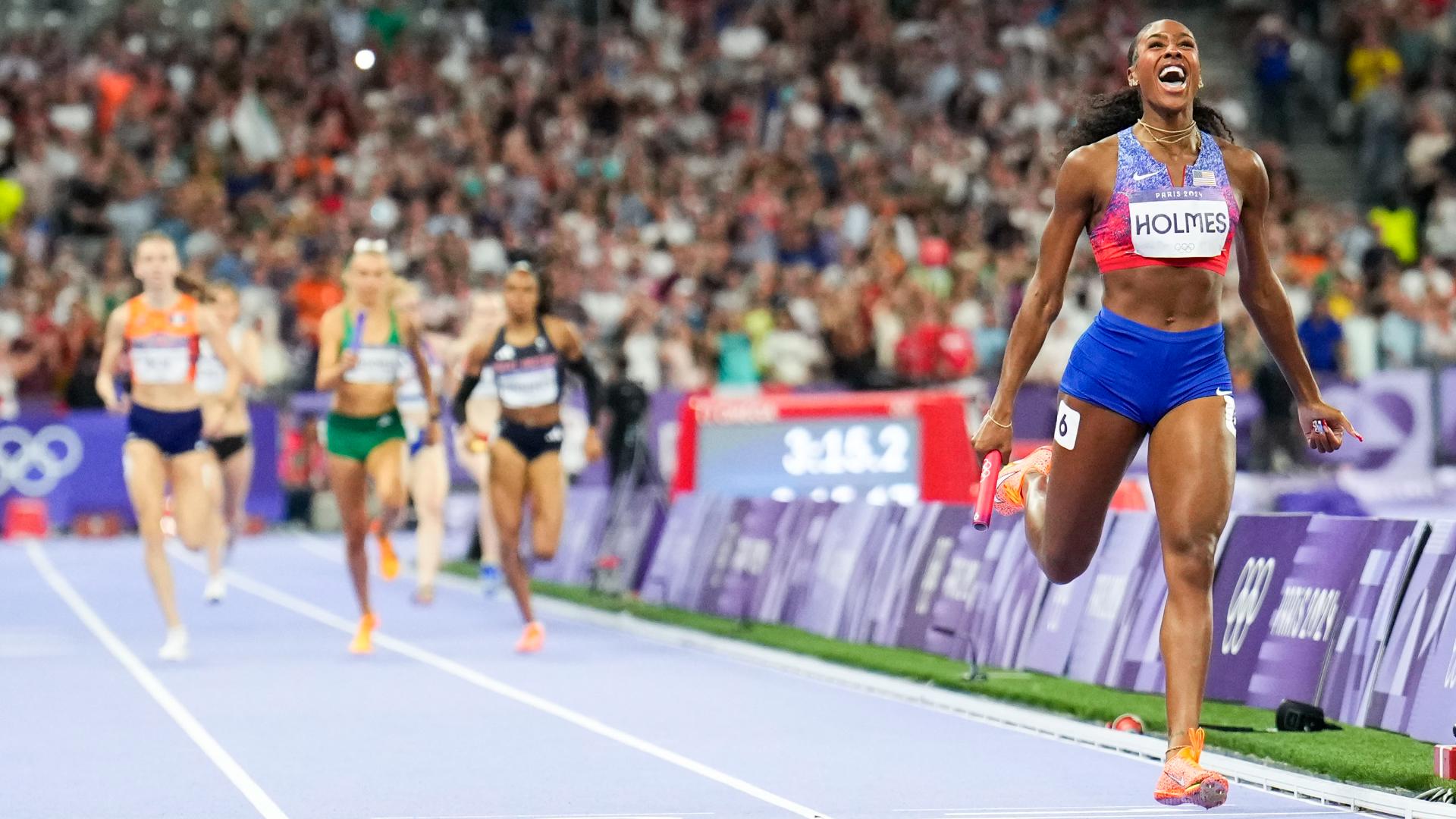 Who won the women's 4x400 relay at the Paris Olympics?