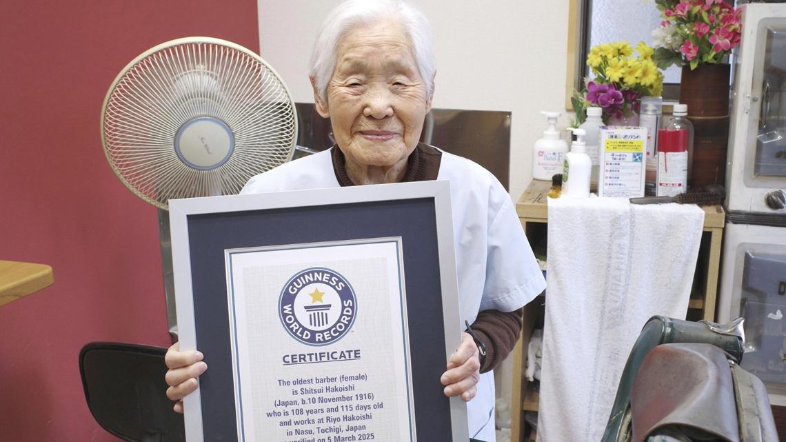 World’s oldest feminine barber is 108-years-old, Guinness World Data says World’s oldest feminine barber is 108-years-old, Guinness World Data says