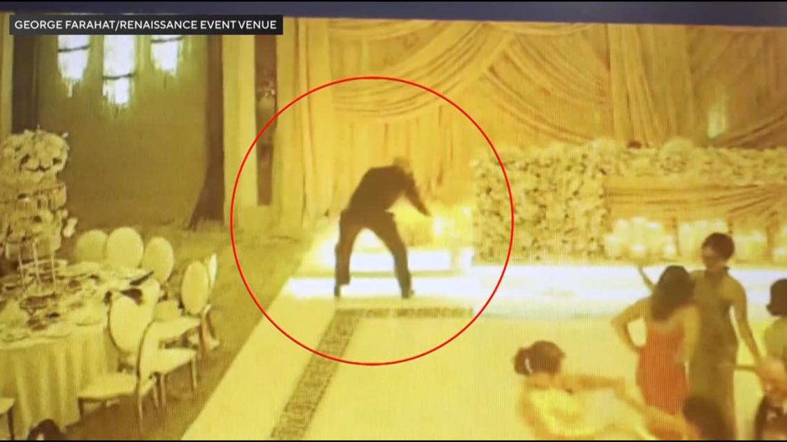 Wedding crasher steals couple's gift box with tens of thousands of dollars inside