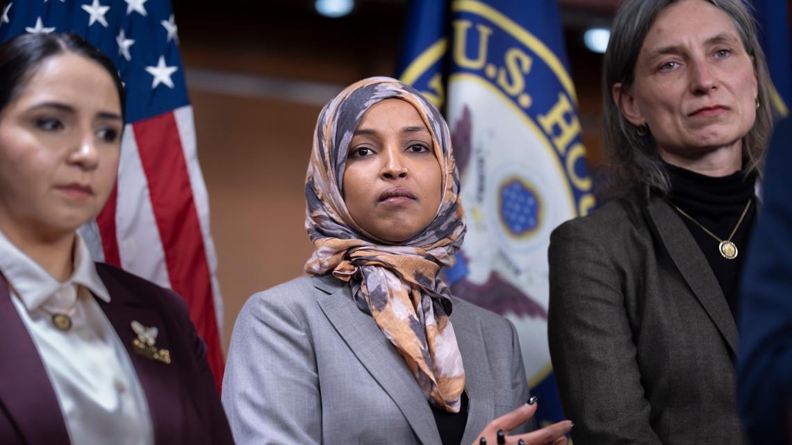 Minnesota congresswoman Ilhan Omar is 'OK' after man sprays her with unknown substance during town hall