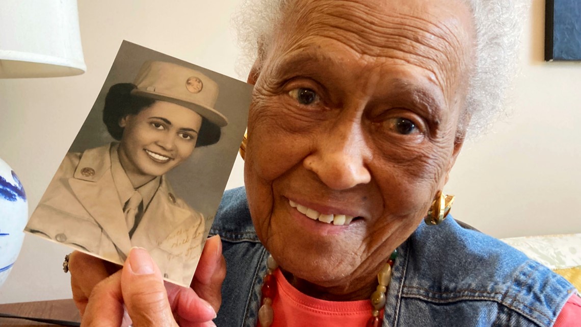 Romay Davis, WWII veteran from segregated mail unit, honored