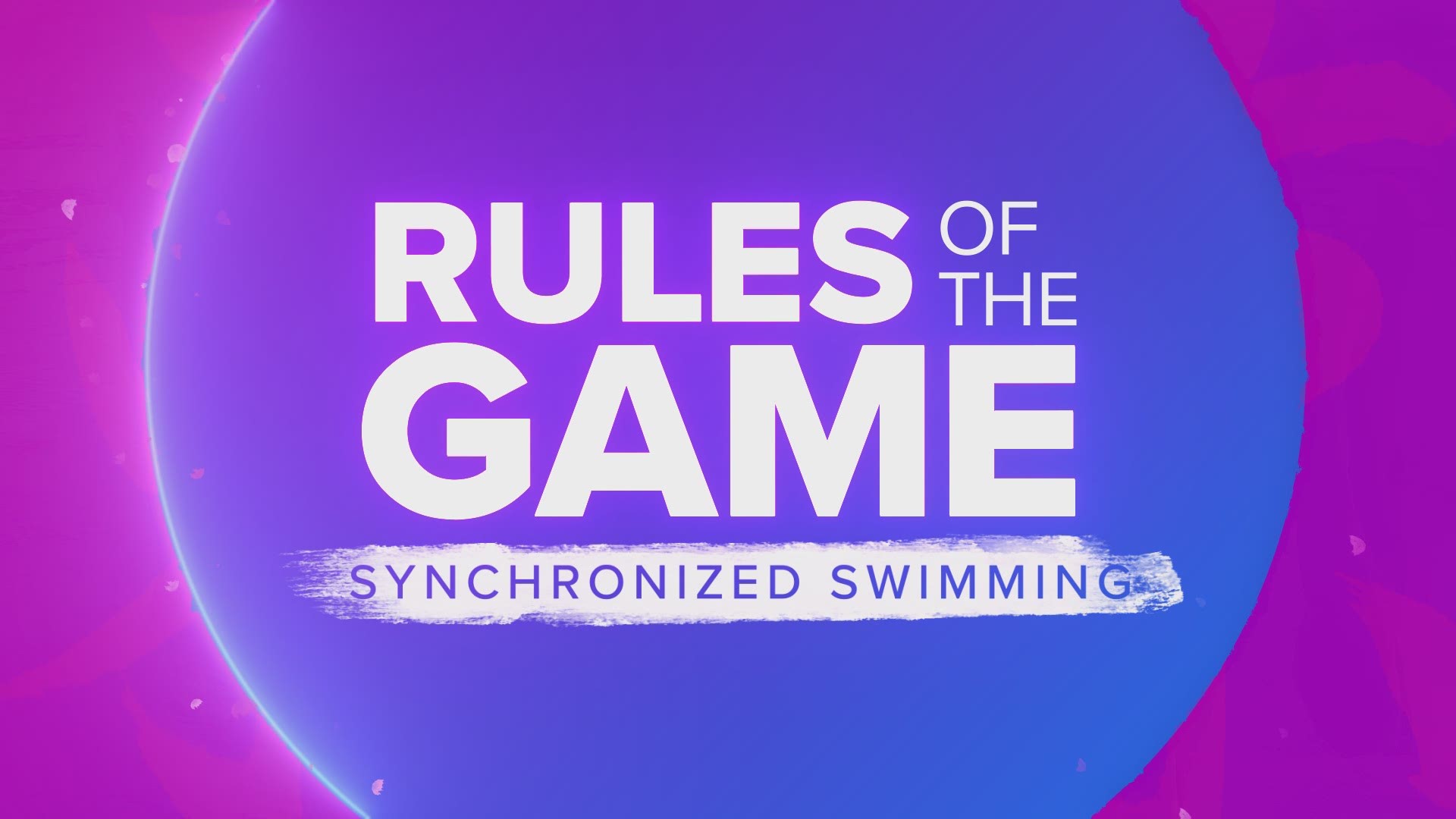 Synchronized swimming is the figure skating of the Summer Olympics. Here's how it works.