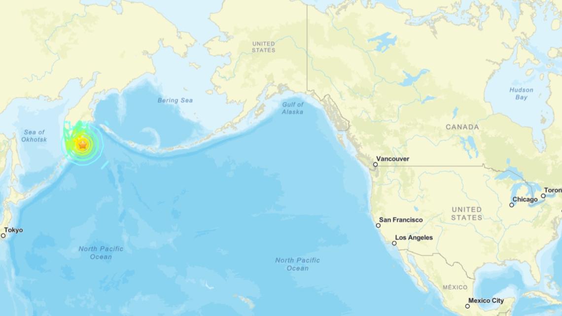 Kamchatka peninsula earthquake