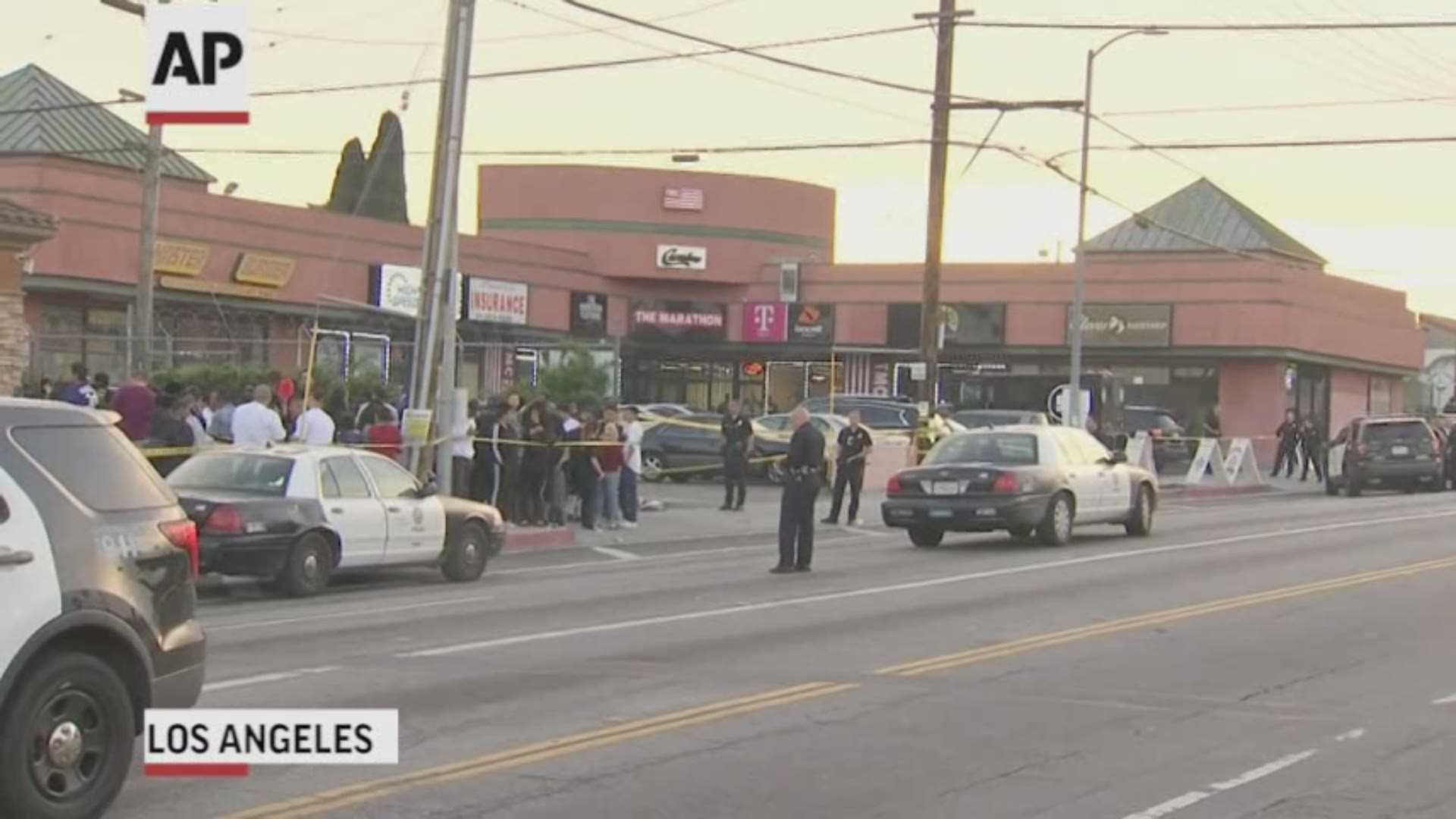 Nipsey Hussle, the Grammy-nominated rapper who was heavily respected in South Los Angeles where he grew up, was shot and killed outside a clothing store that he owned, authorities said. (AP)