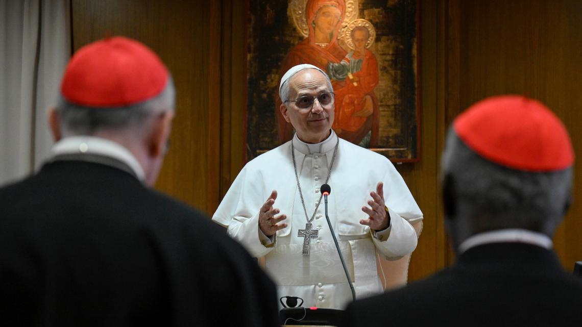 Pope Leo XIV lays out imaginative and prescient for his papacy in first formal viewers Pope Leo XIV lays out imaginative and prescient for his papacy in first formal viewers