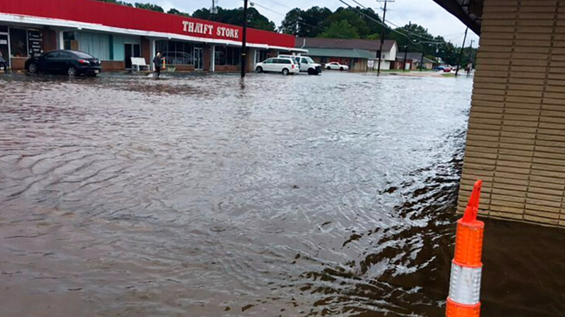 Heavy rain brings flooding across the Deep South | wtol.com