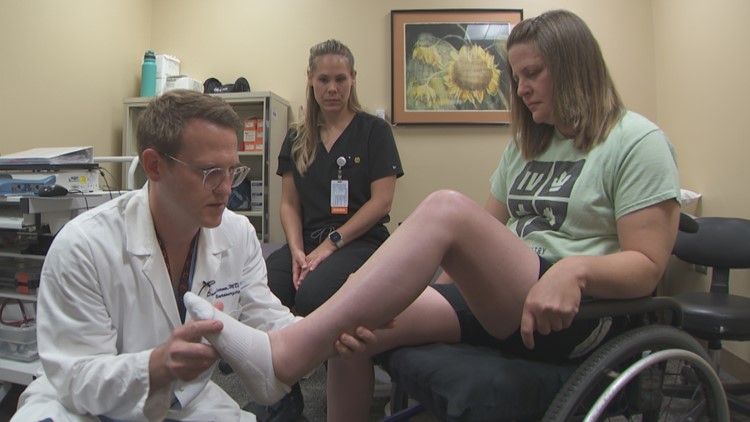 Paralyzed northwest Ohio woman moves legs again after 23 years, clinical trial shows promising results