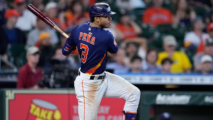 Peña homers, drives in 3 to lead Astros over Rays 3-1