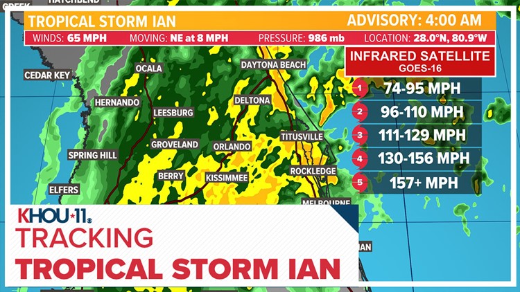 Ian update: Storm downgraded to tropical storm