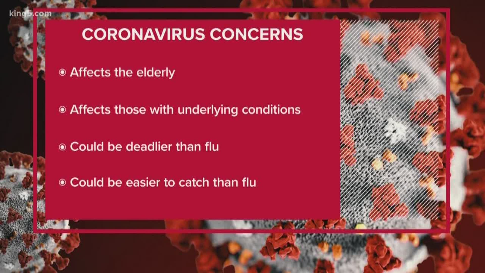 Two men have died from coronavirus in Washington state, the first U.S. deaths. Several schools in western Washington closed Monday out of an "abundance of caution."