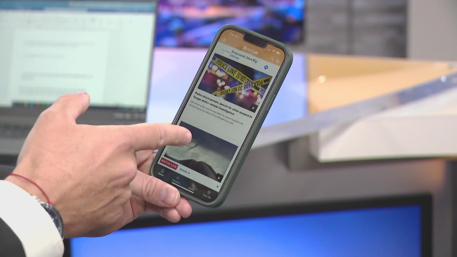 Did you know you can send us photos and videos from the 12News app? If you take a photo or video you want to share with us, here's how to do it.