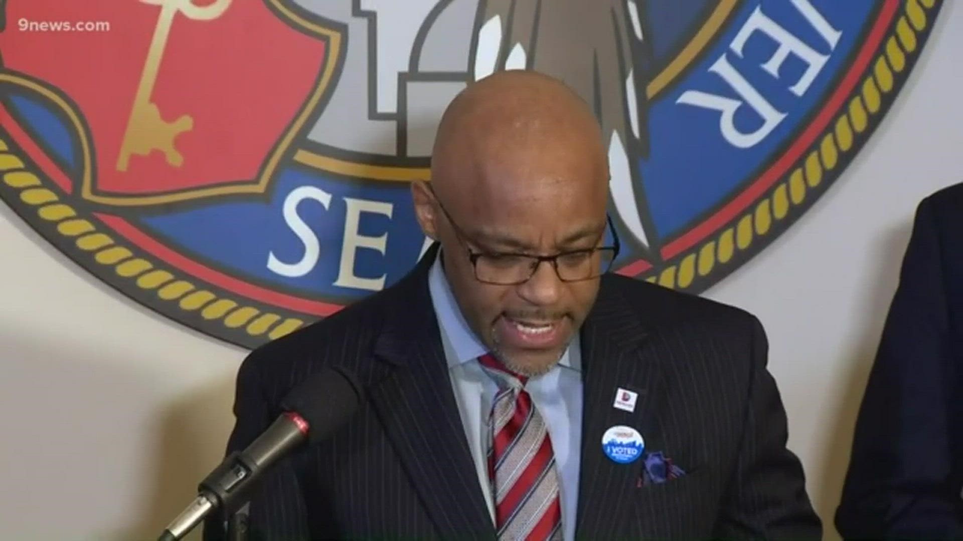 Mayor Michael Hancock gave an update on city efforts to prepare for a potential coronavirus outbreak in Denver.