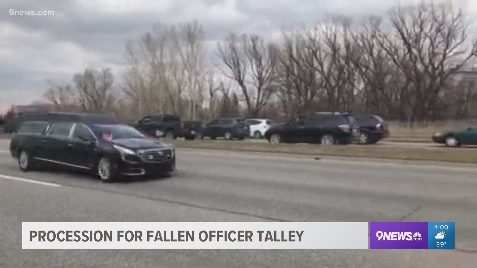 The Boulder Police Department encouraged anyone to join as they lined up to show support for the fallen officer.