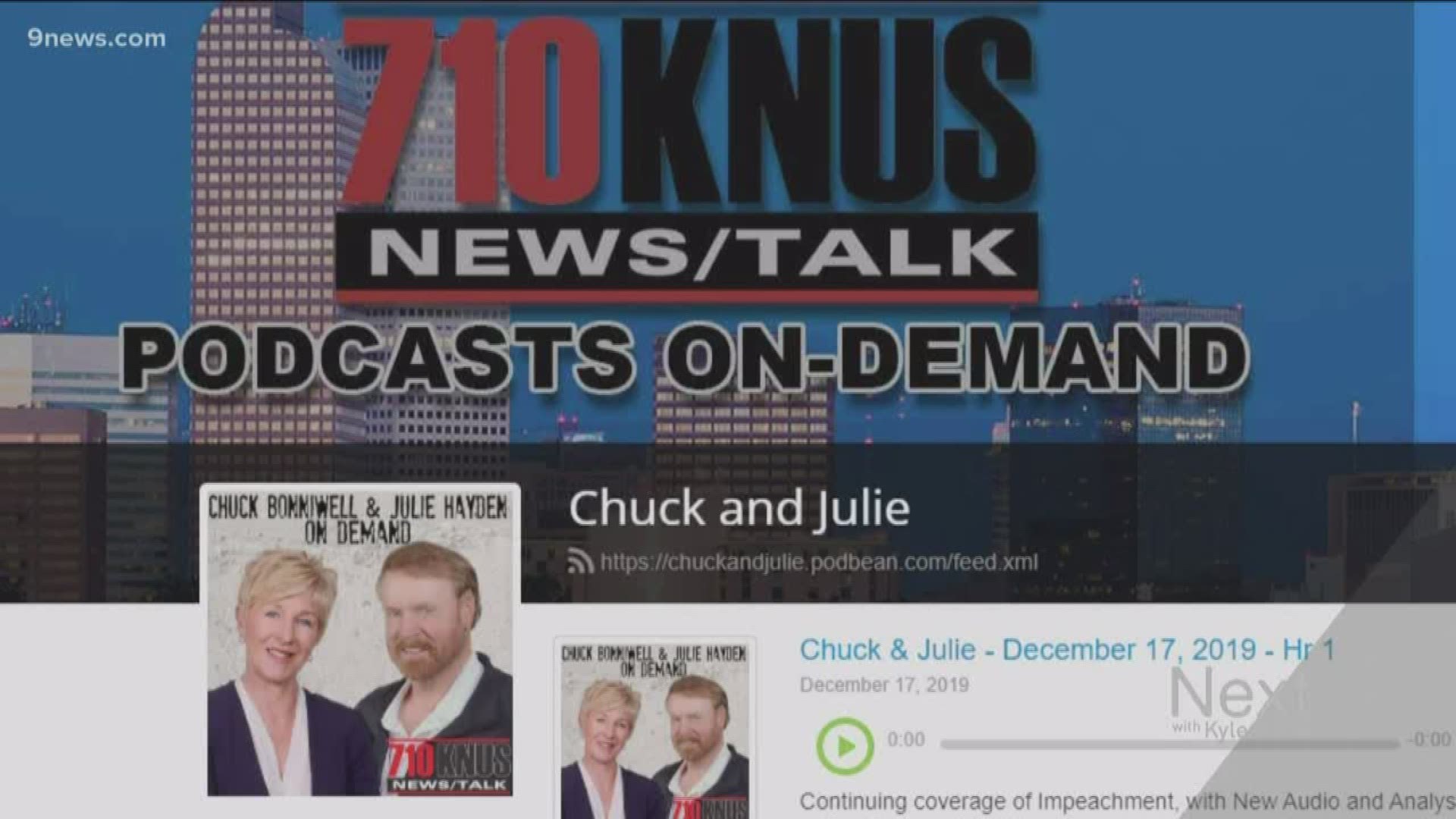 Colorado talk radio host Chuck Bonniwell said "a nice school shooting" could interrupt the coverage of President Trump's impeachment.