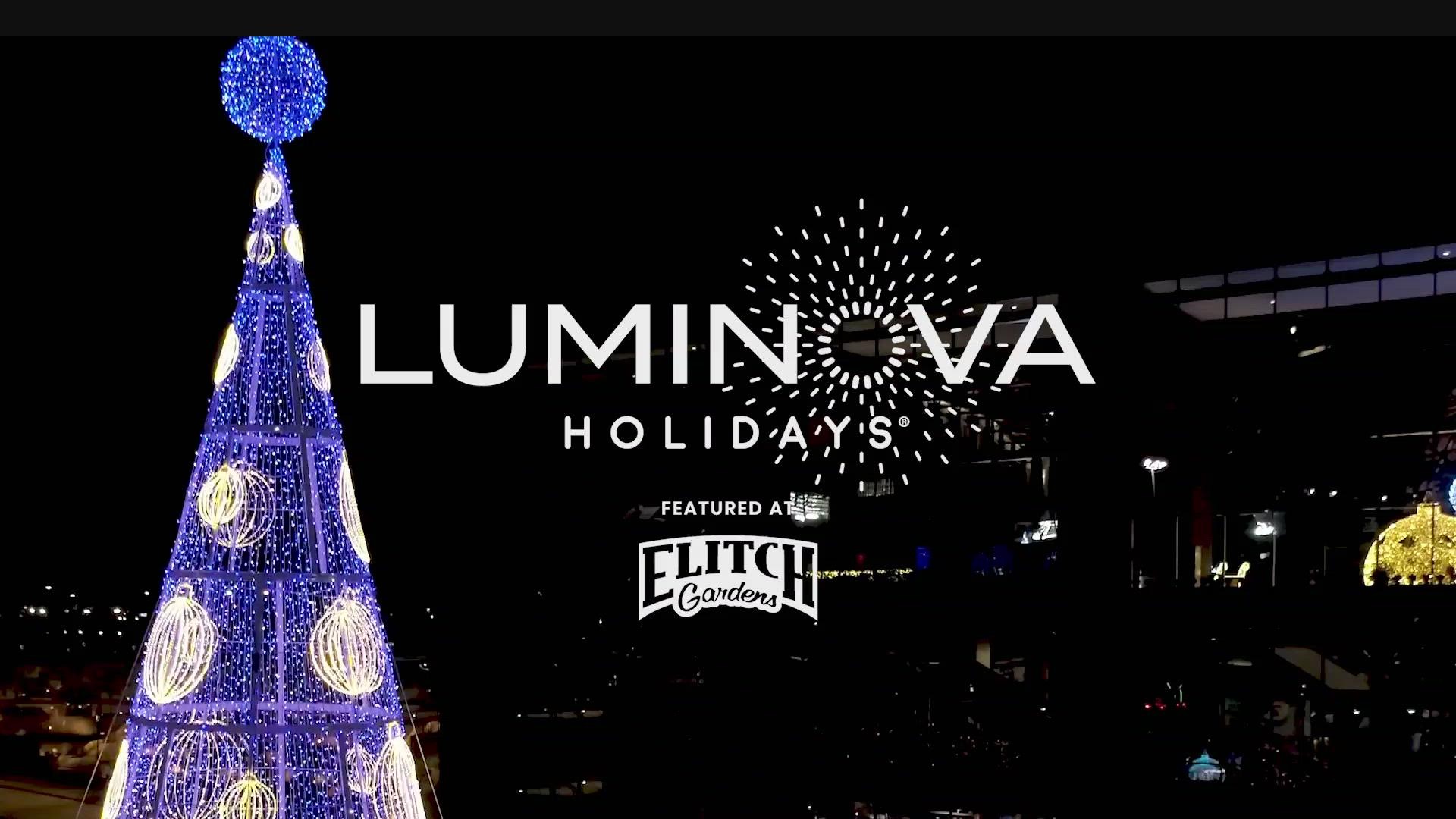 Elitch Gardens in Denver will transform into Luminova Holidays — a fascinating and dazzling winter-wonderland experience.