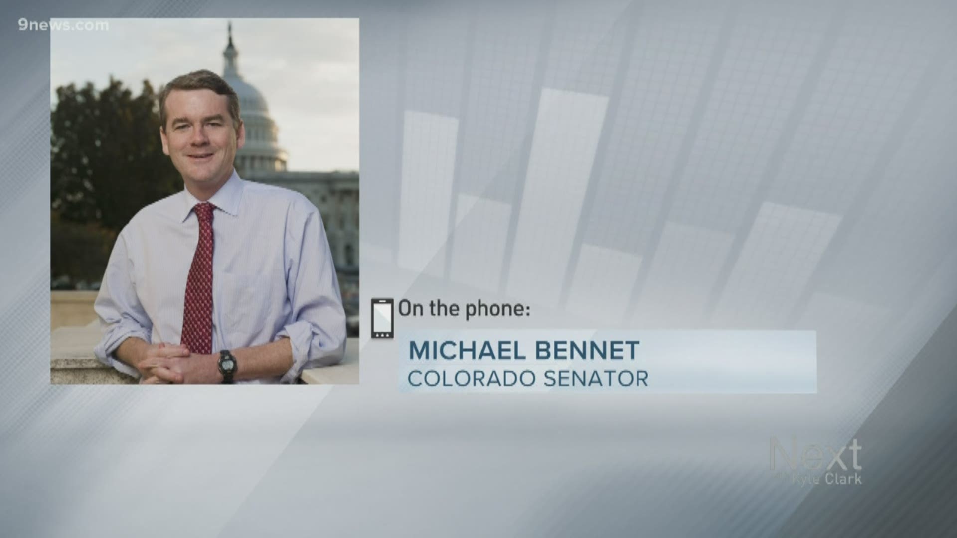 Colorado Sen. Michael Bennet had a lot to say this morning before things began. But we haven't heard much from anyone else.