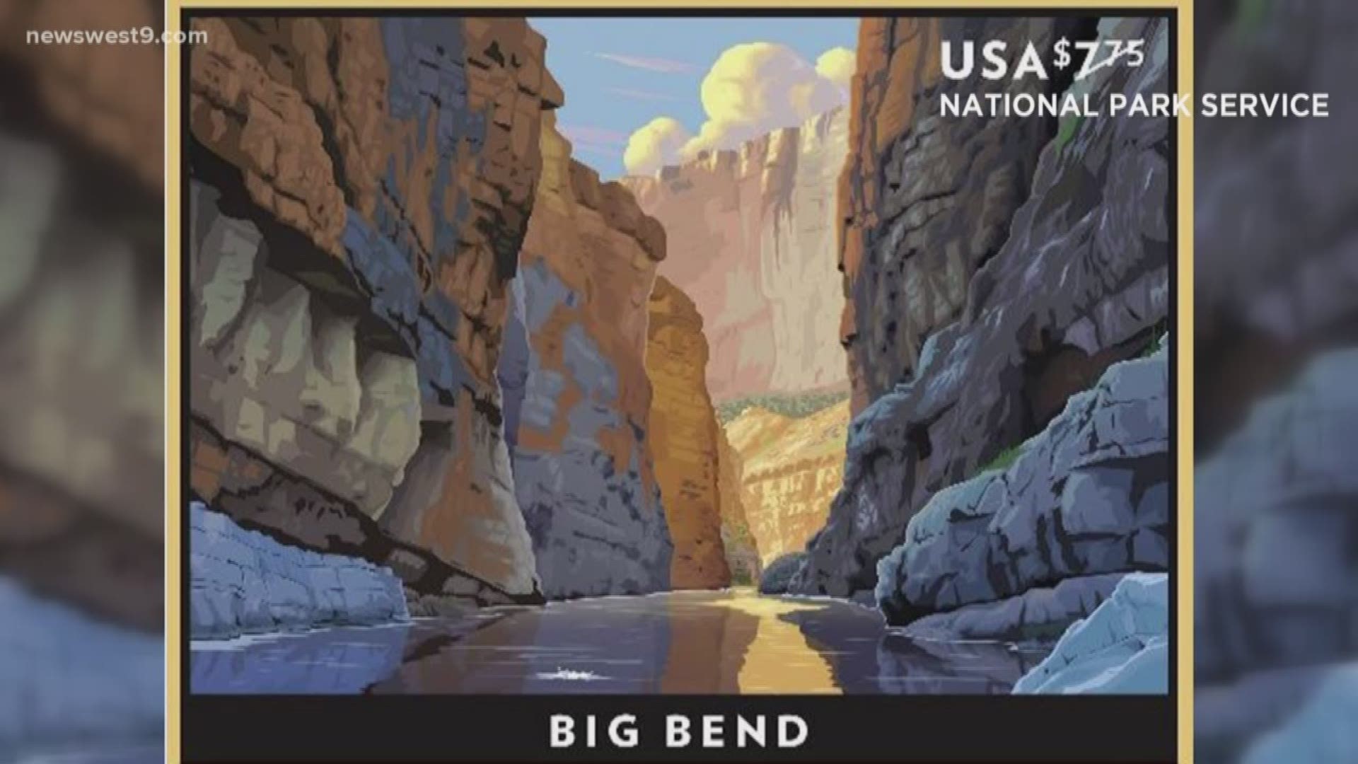 Usps Rolls Out Texas Very Own Big Bend Stamp Wtol Com