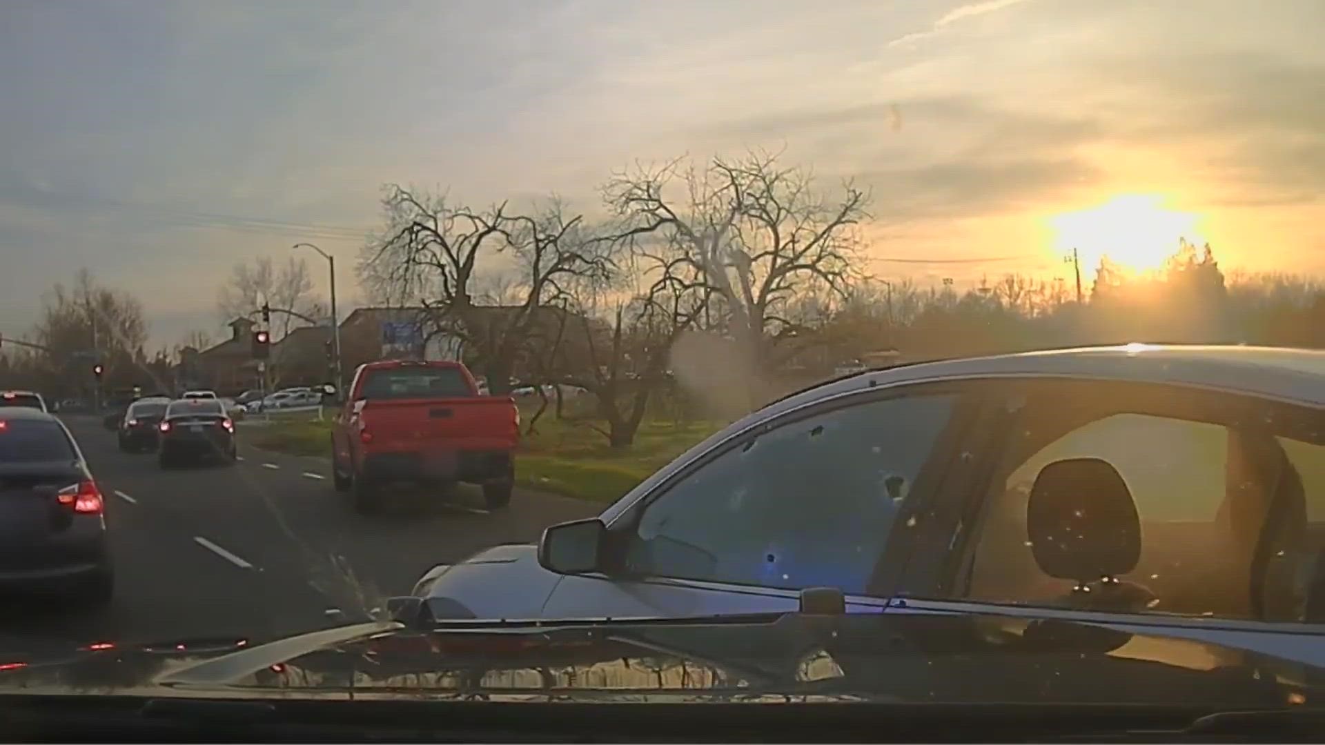 Elk Grove police officials released edited body camera videos of the incident involving three officers shooting at the suspect of a Rancho Cordova homicide.