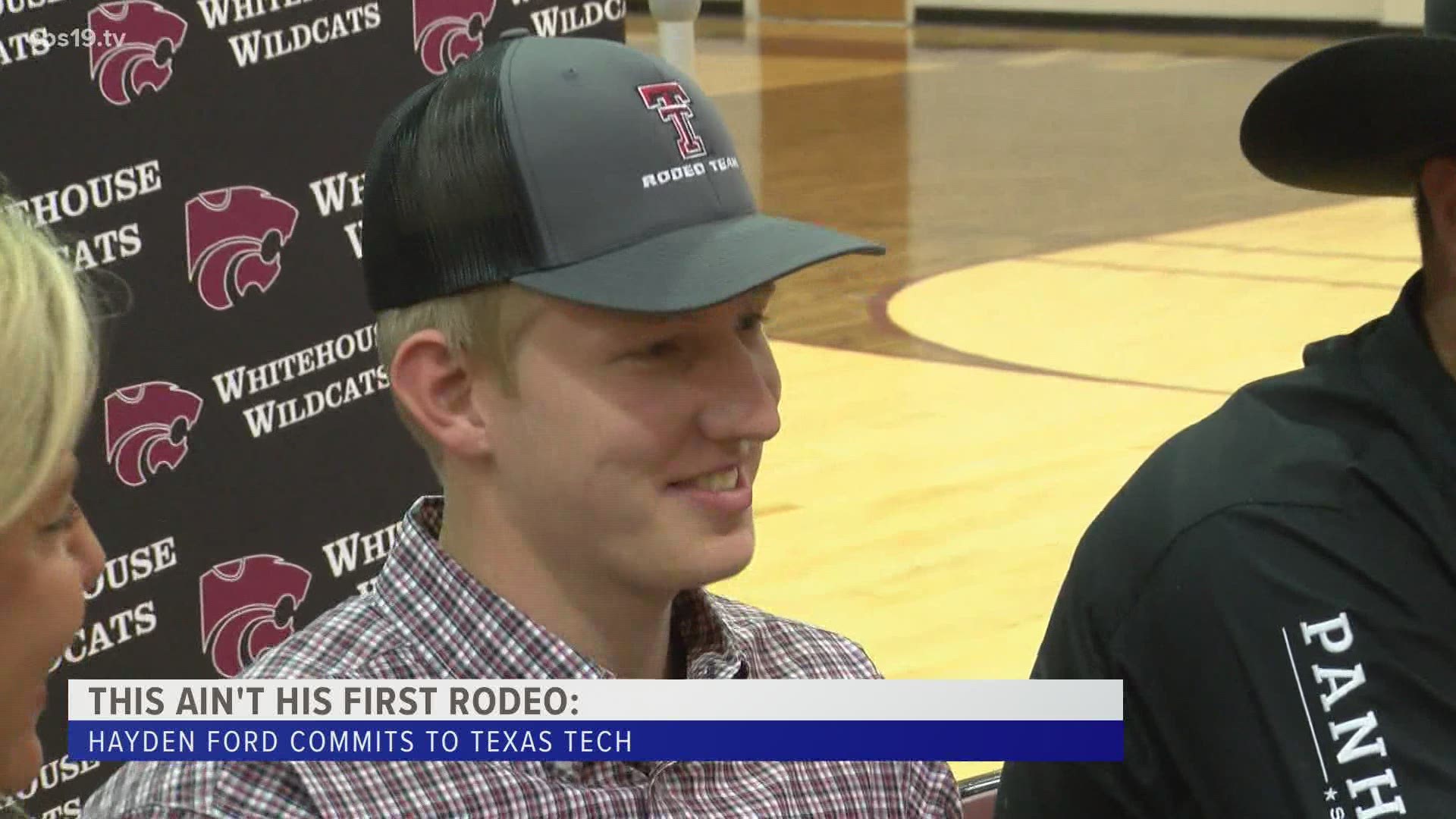 Hayden Ford is off to Lubbock next fall to attend Texas Tech University and compete on their rodeo team.