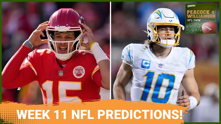 'Pick 5' NFL score predictions for Week 11 | Peacock and Williamson NFL Show