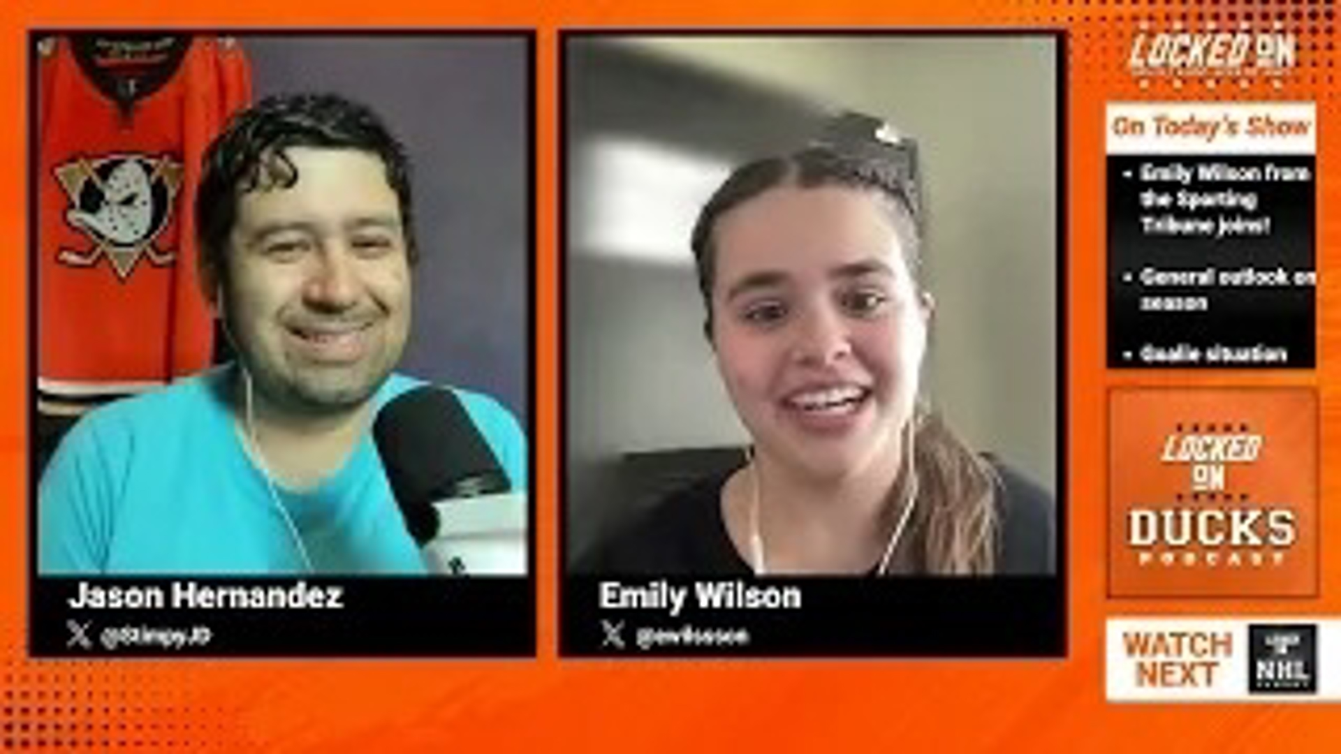 We have a special guest joining us! Emily Wilson (The Sporting Tribune) joins Jason Hernandez to discuss some of the new prospects on the Ducks!