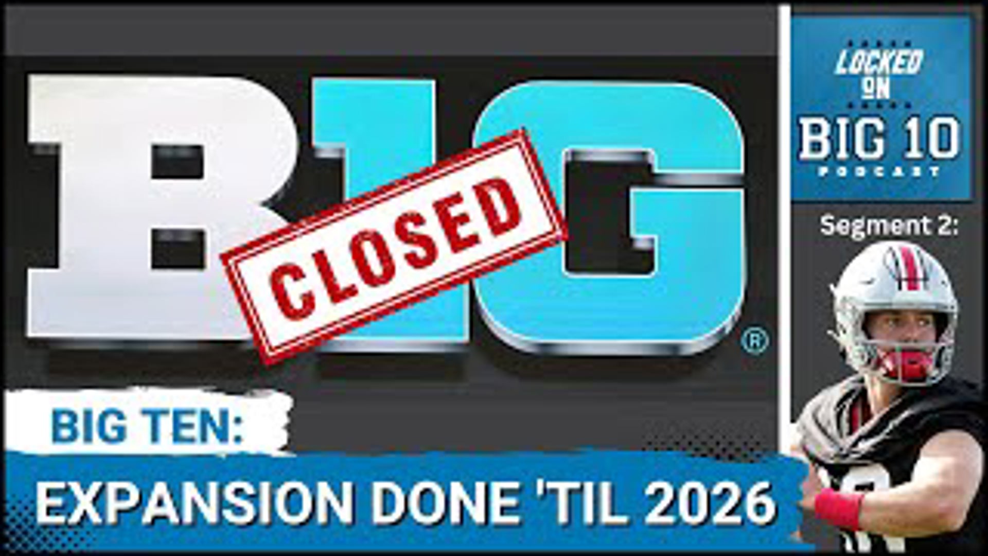 Breathe a sigh of relief.  It appears college football expansion and realignment talk can simmer down through the 2024 and 2025 seasons.