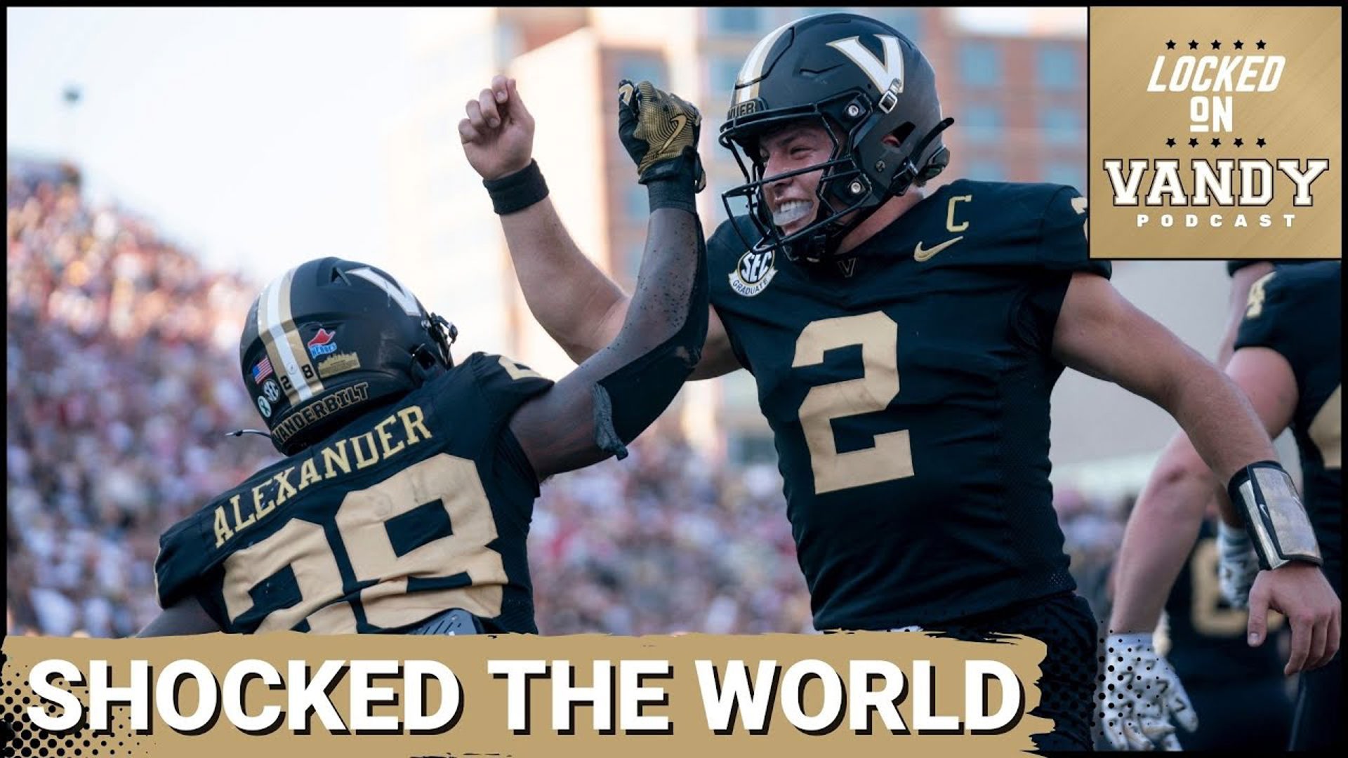 For the first time in school history, Vandy has beaten a team ranked #1 in the AP Poll with a 40-35 win over the Alabama Crimson Tide.