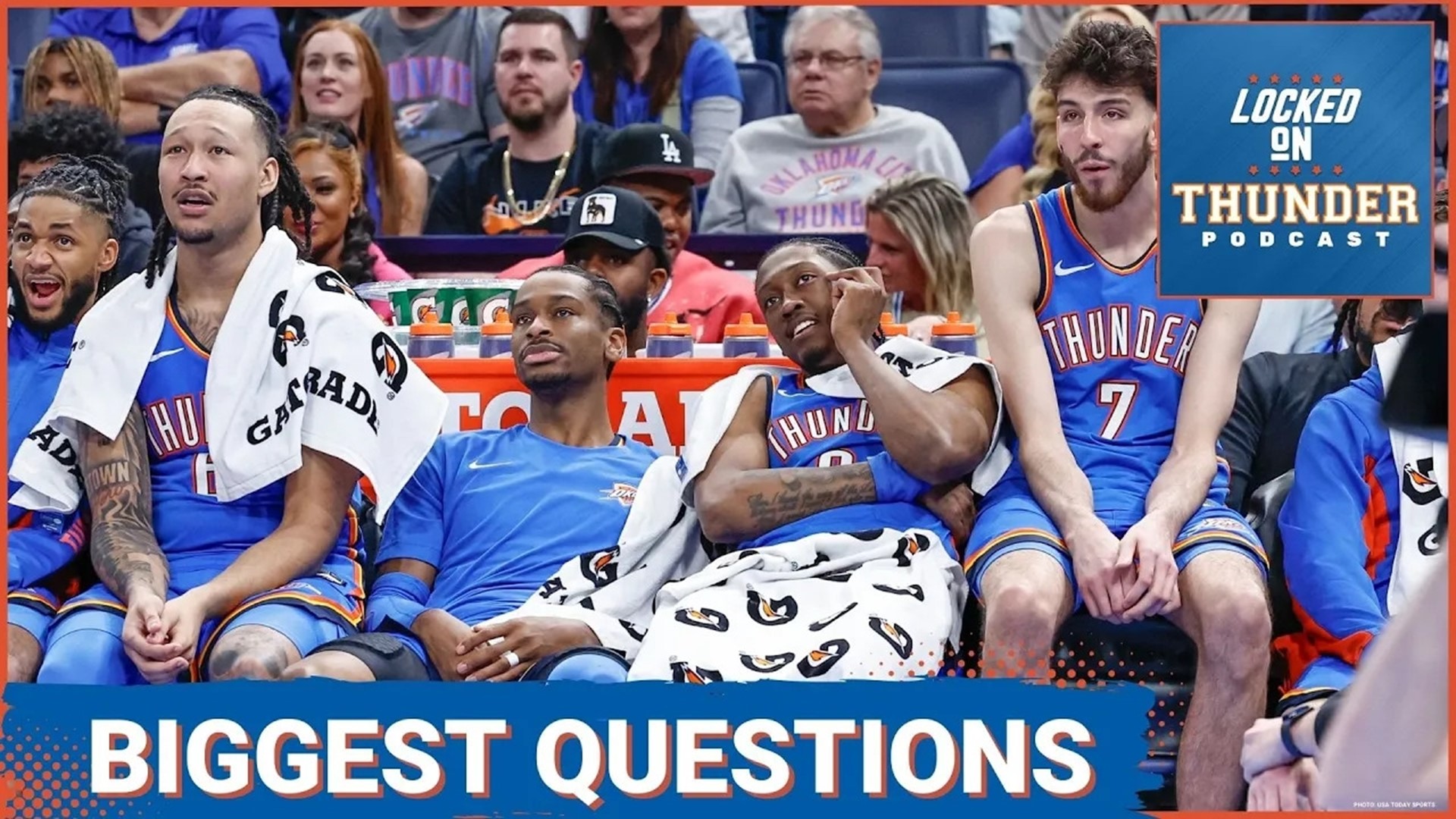 The Oklahoma City Thunder are set to make their maiden voyage to the NBA Playoffs on Sunday, what are the biggest questions the Thunder have to answer?