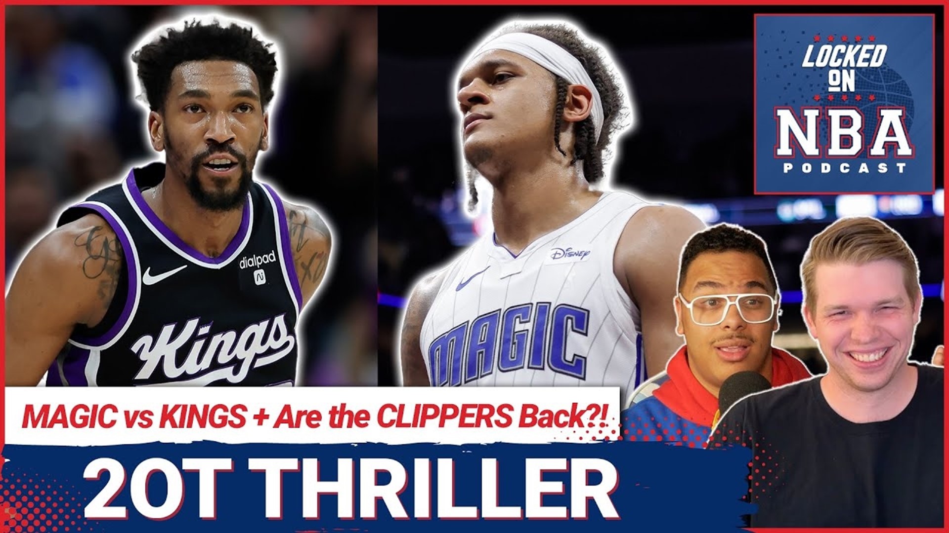 Orlando Magic vs Sacramento Kings two-overtime thriller ends with Malik Monk, Domantas Sabonis, and Paolo Banchero battling.