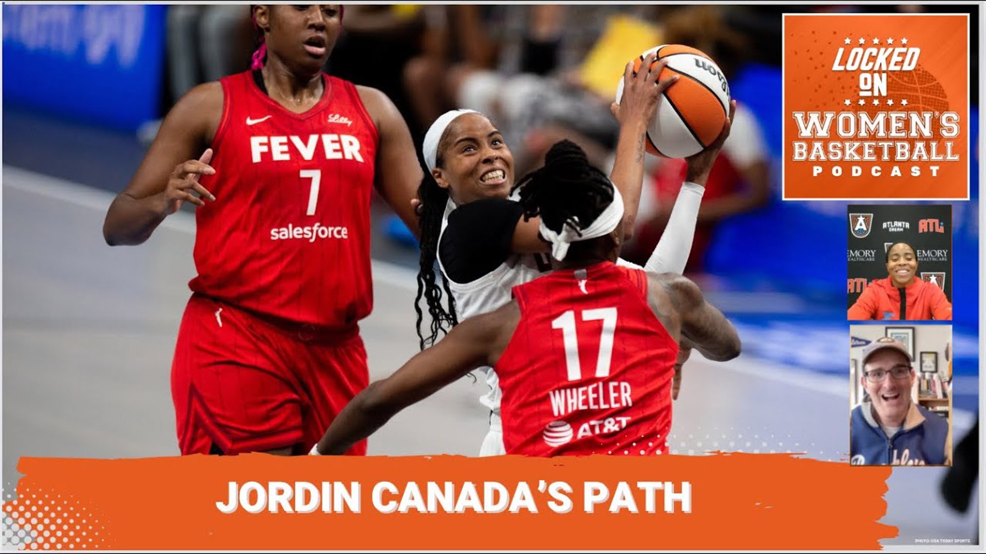 Jordin Canada broke out in a big way in the 2023 WNBA season, playing for her hometown Los Angeles Sparks.