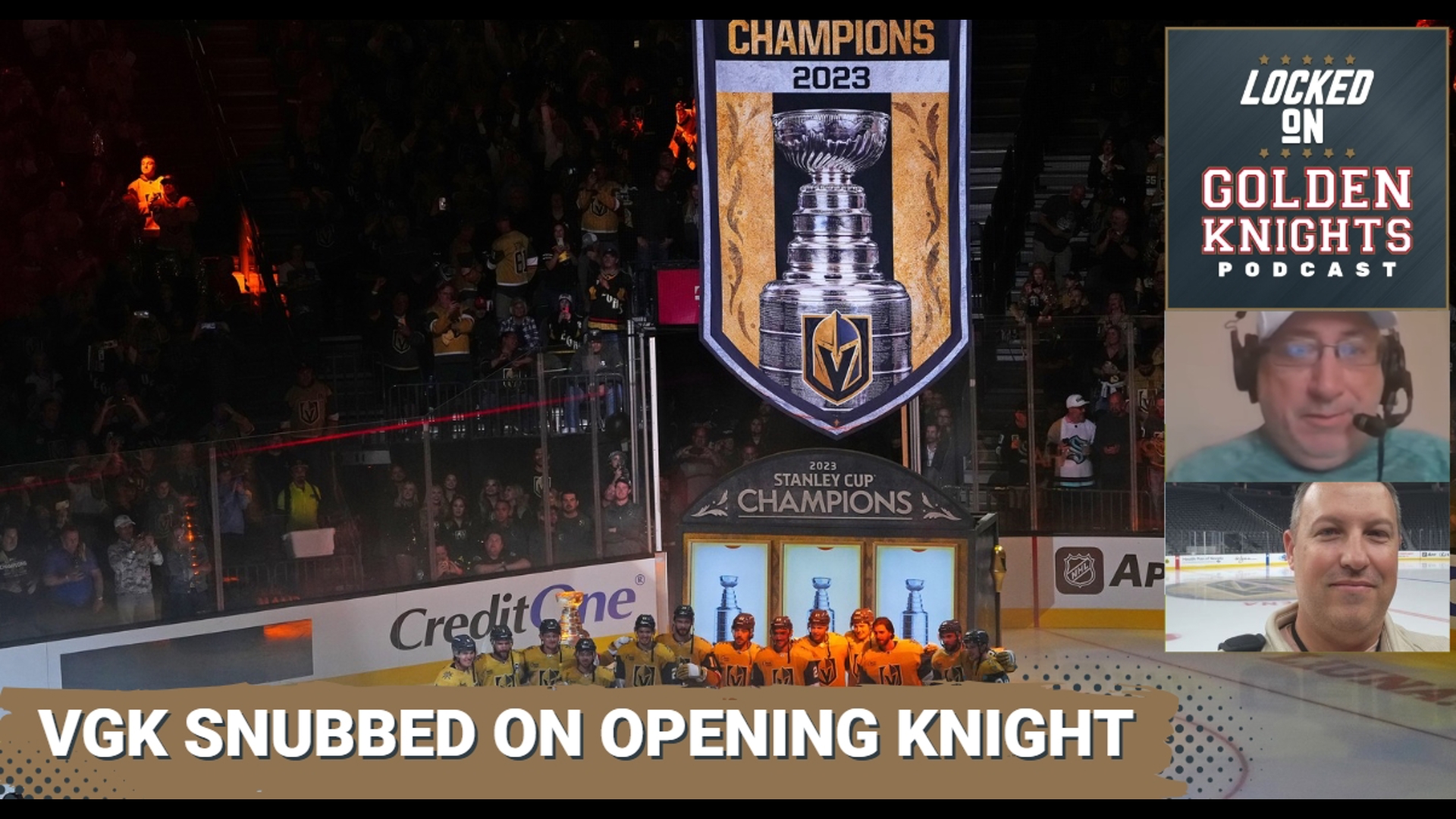 The Vegas Golden Knights will not be featured on the NHL's opening night