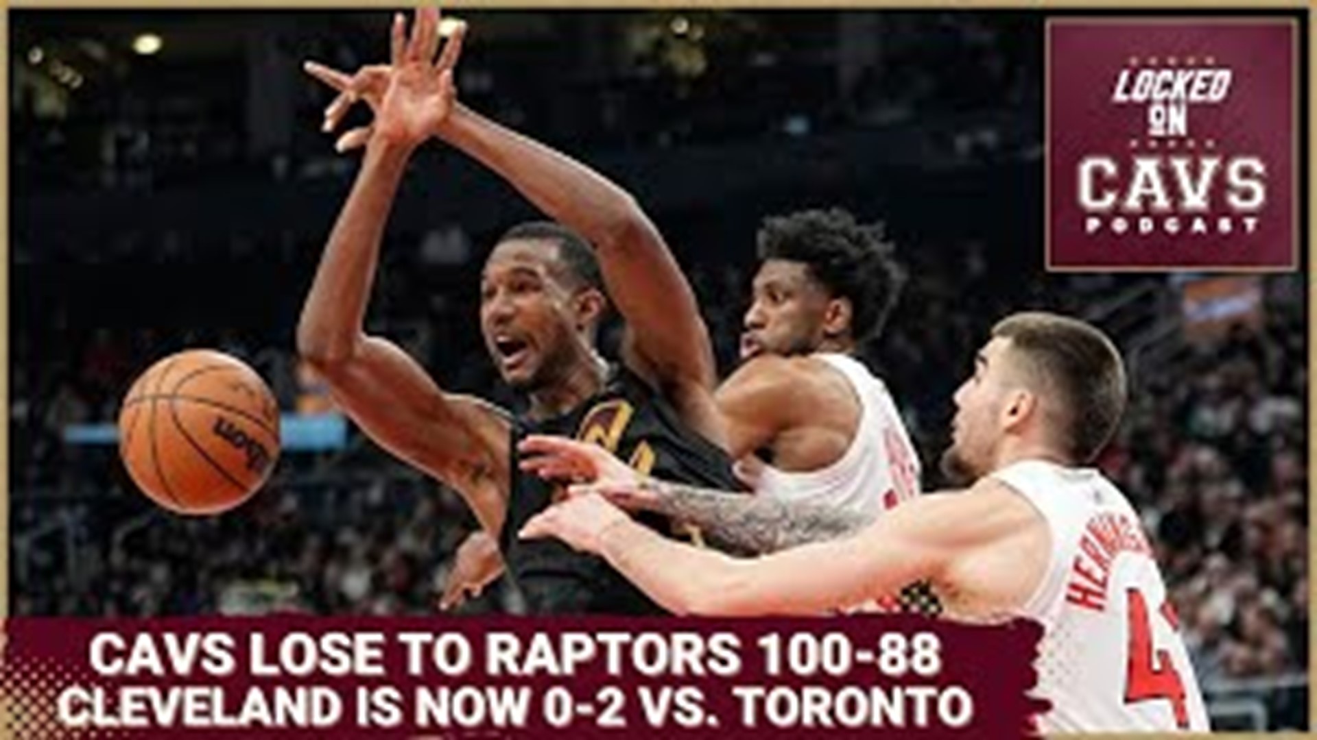 The Cavs lost to the Toronto Raptors.