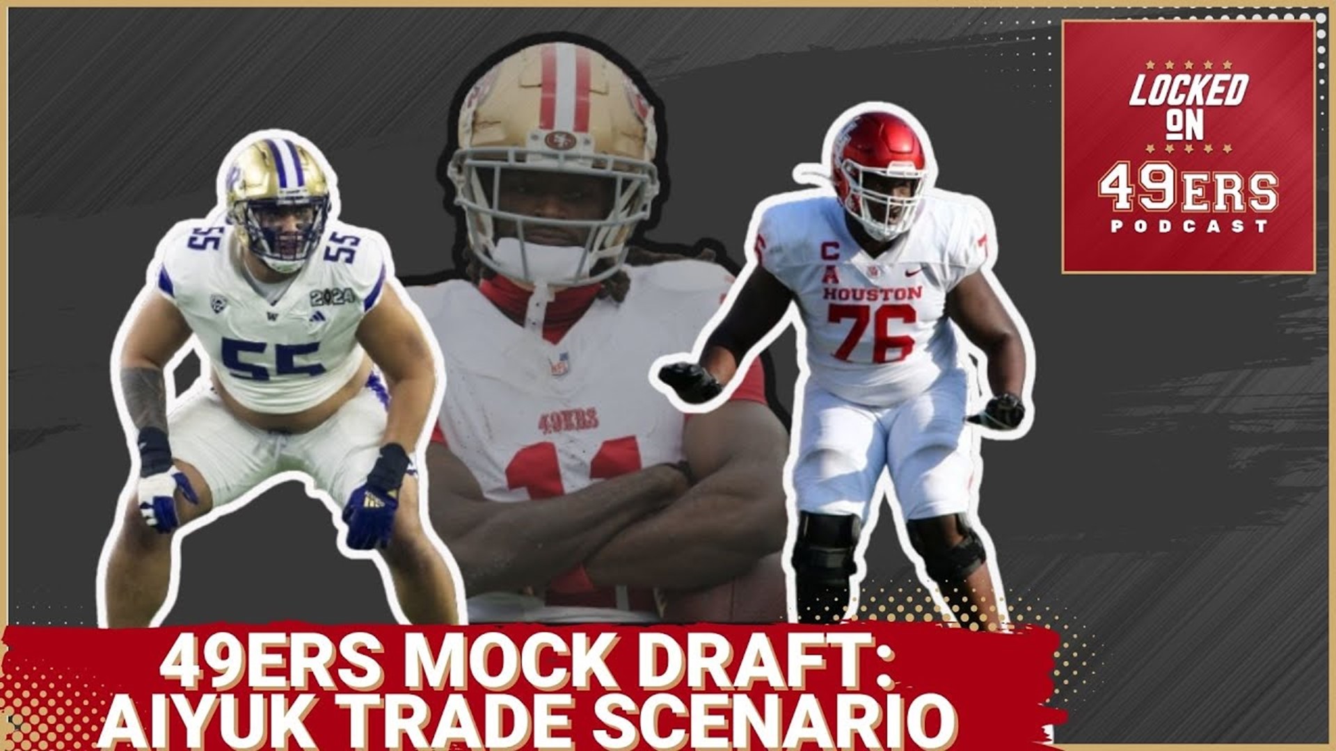 San Francisco 49ers 2024 Mock Draft with TRADES