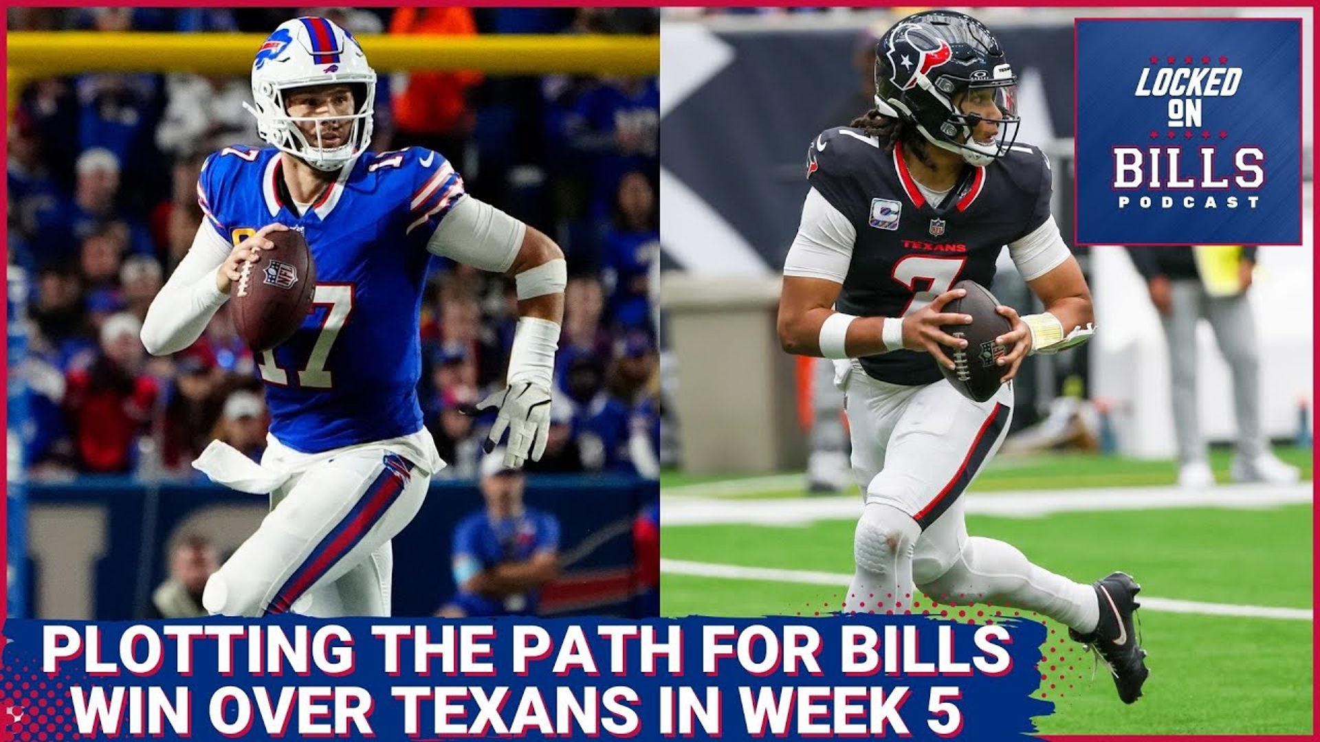 Plotting the path for Josh Allen, Buffalo Bills to defeat Houston Texans & CJ Stoud, Stefon Diggs