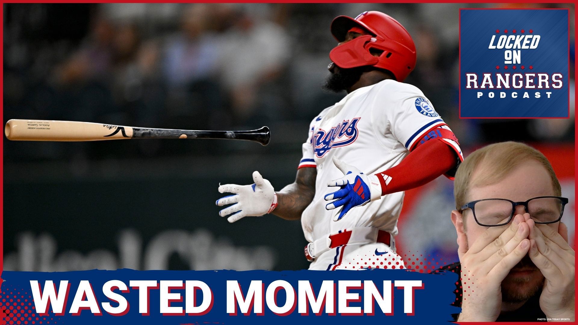 Brice Paterik discusses the Rangers wasting the most epic regular season Adolis Garcia homer, the offense overworking the bullpen, and Tyler Mahle's injury bummer.